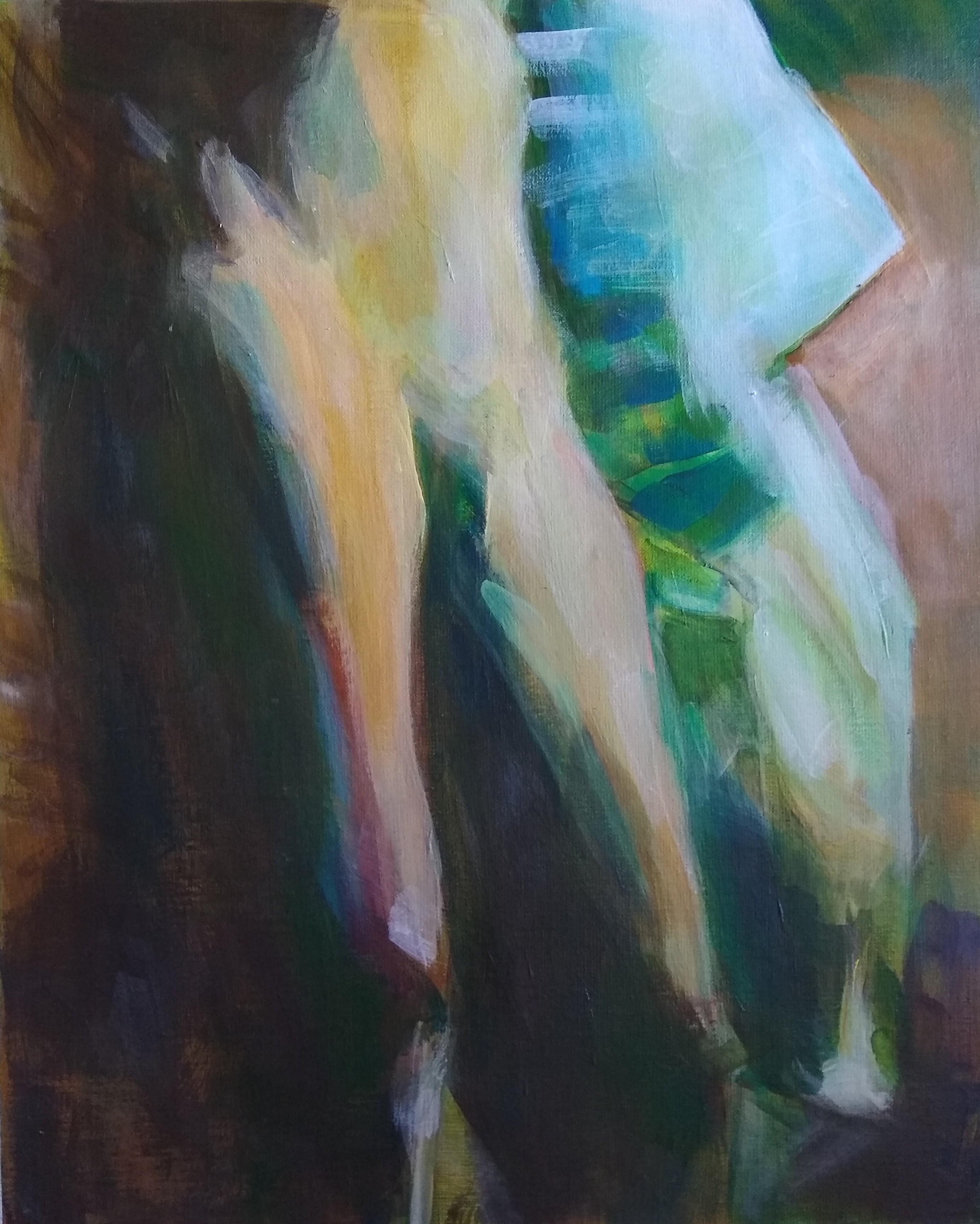 Allongée III  —  50x40 cm