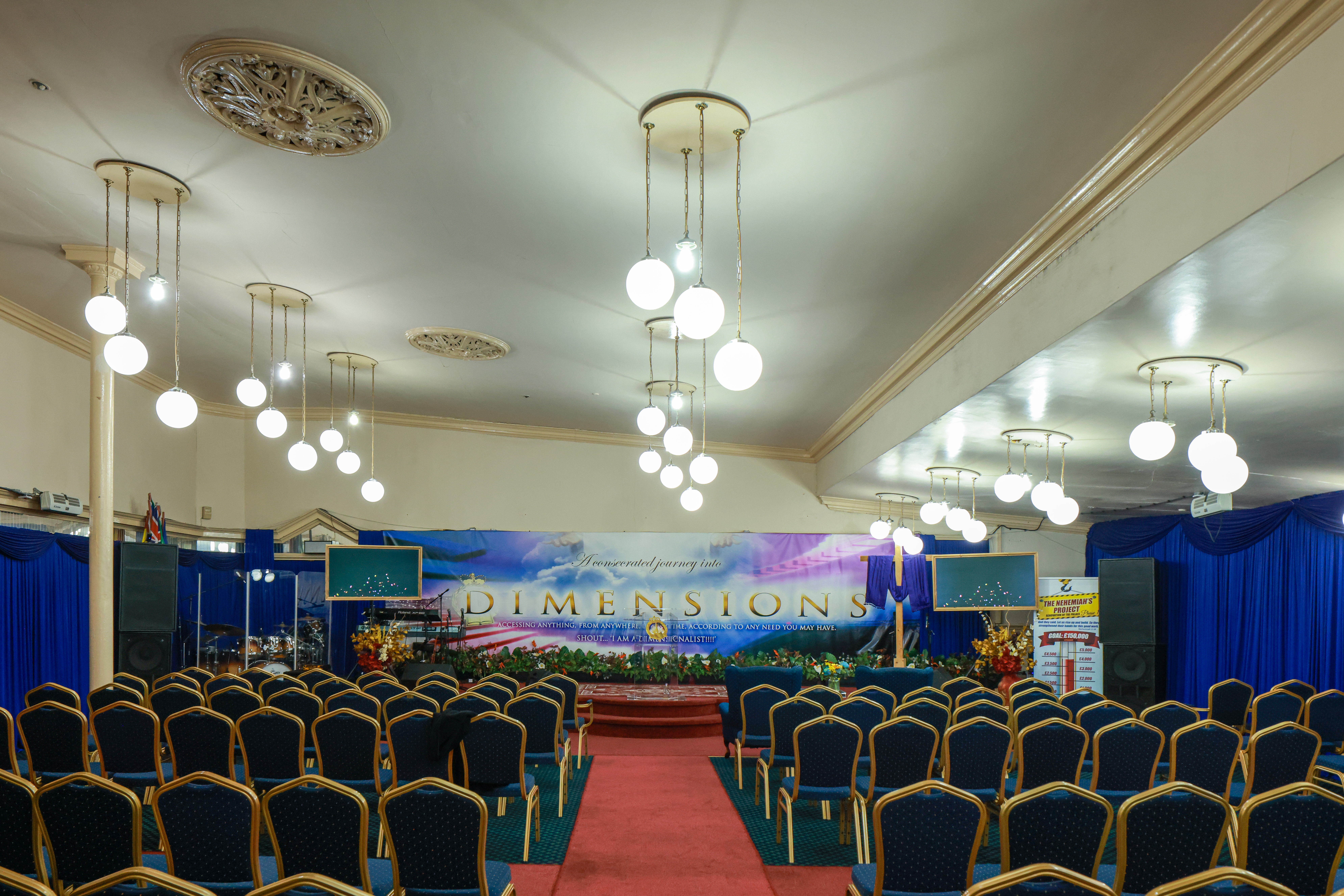 Interior Palace Cathedral, Former Palace Theatre, 1908, High Road, Tottenham, London. Photo credit: Sirj Photography