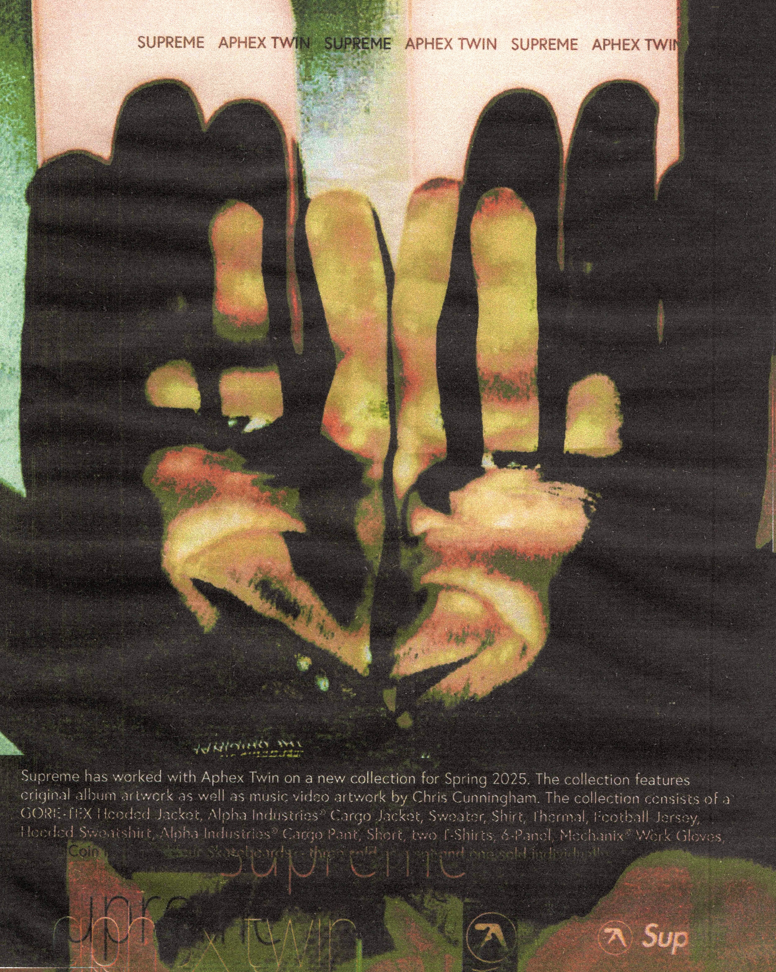 supreme x aphew twin (concept poster)