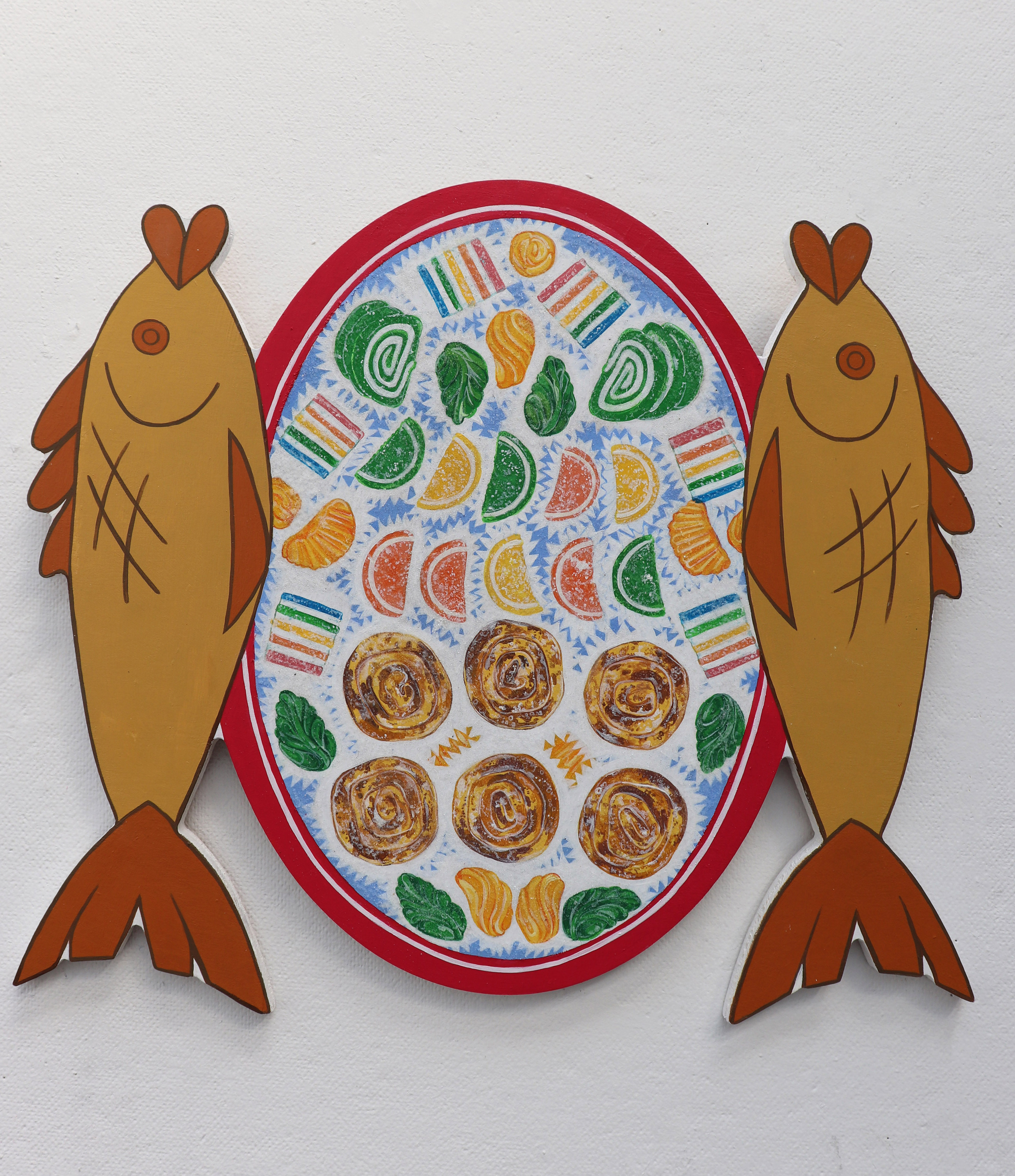 "Five Loaves, Two Fish, and a Box of Marmalades" (2022)