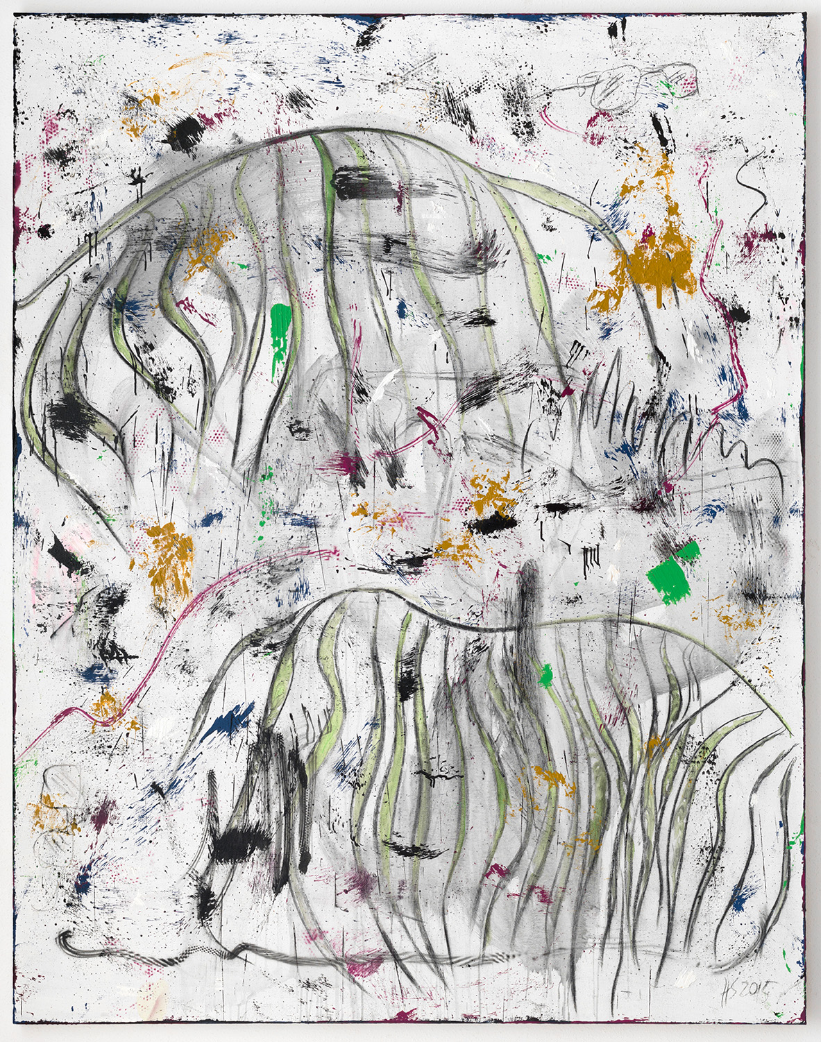 SEX, DRUGS AND PALM TREES, 2015 255 x 200cm Oil on Canvas