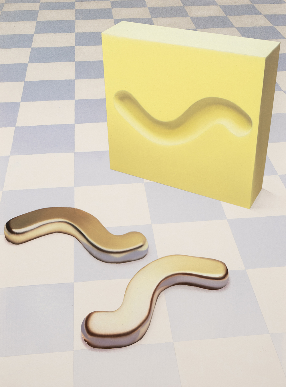 untitled, watercolor and oil on paper, 40 x 30 cm, 2024