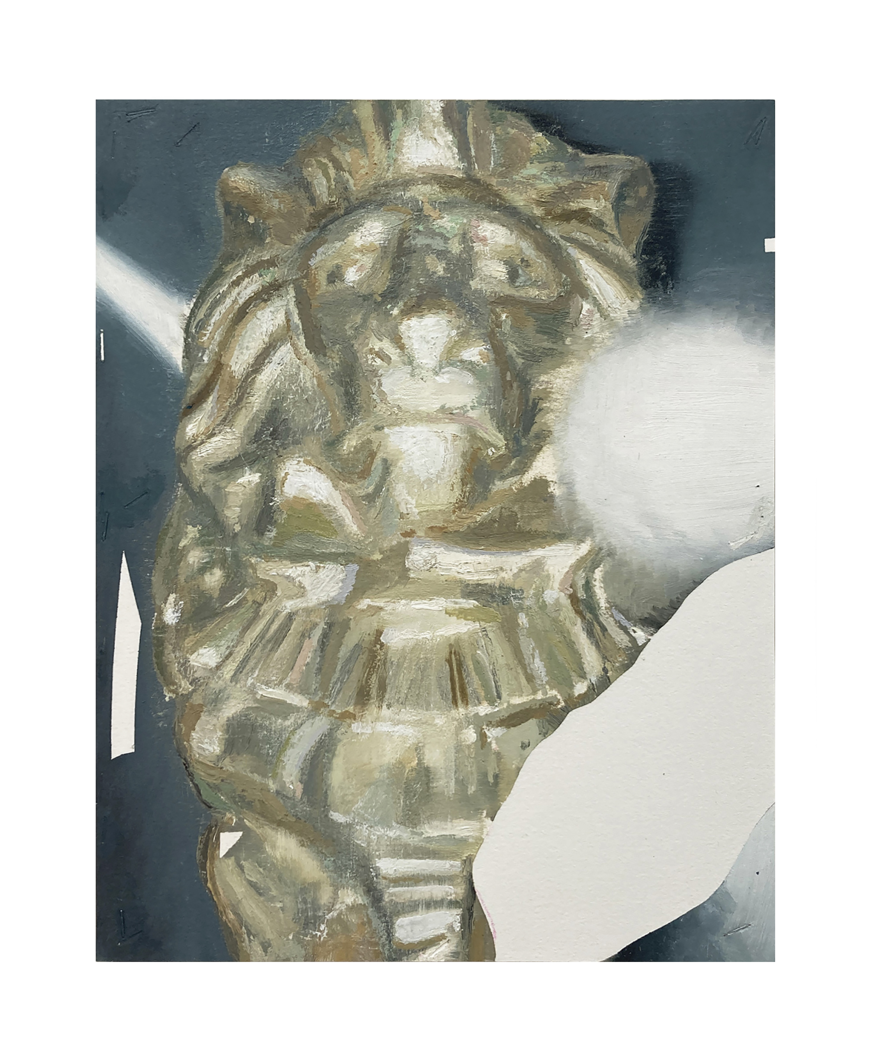 S/T (LDN), Mixta sobre tabla, 32 x 25 cm, 2023