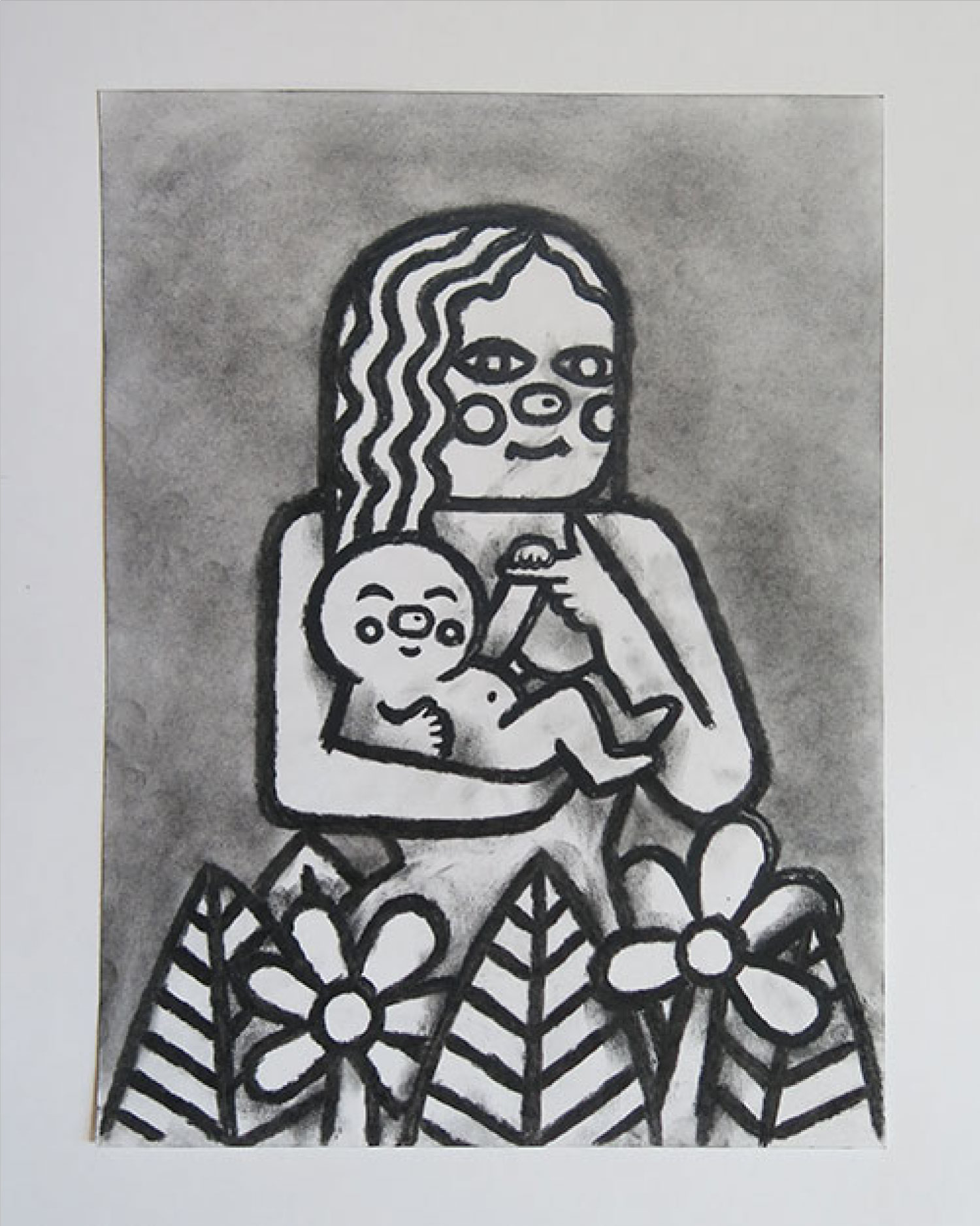 Charcoal on Paper.12x9 Inches. 2019.Sold Out.