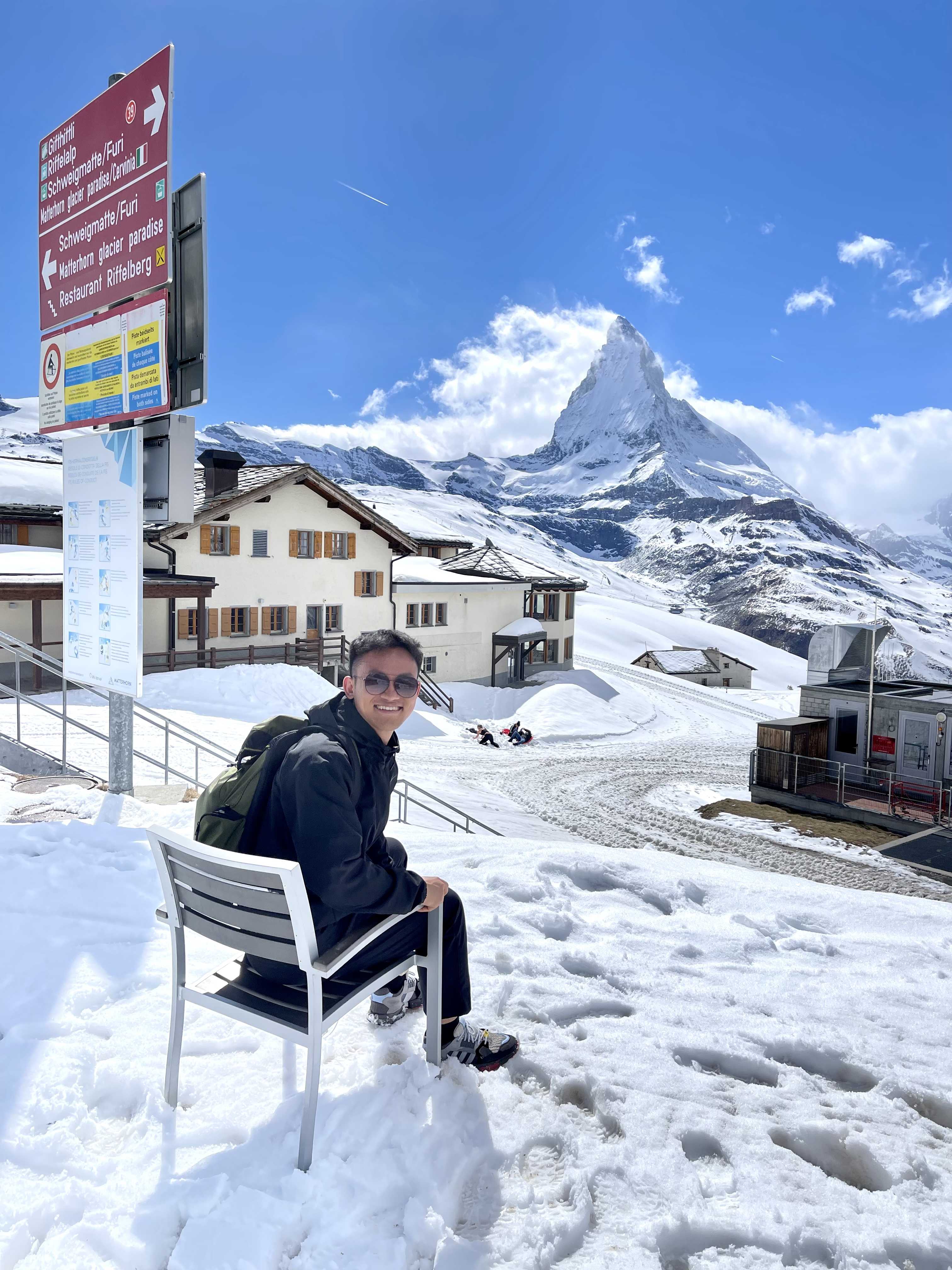 Hiking on the Matterhorn, Switzerland, 2022