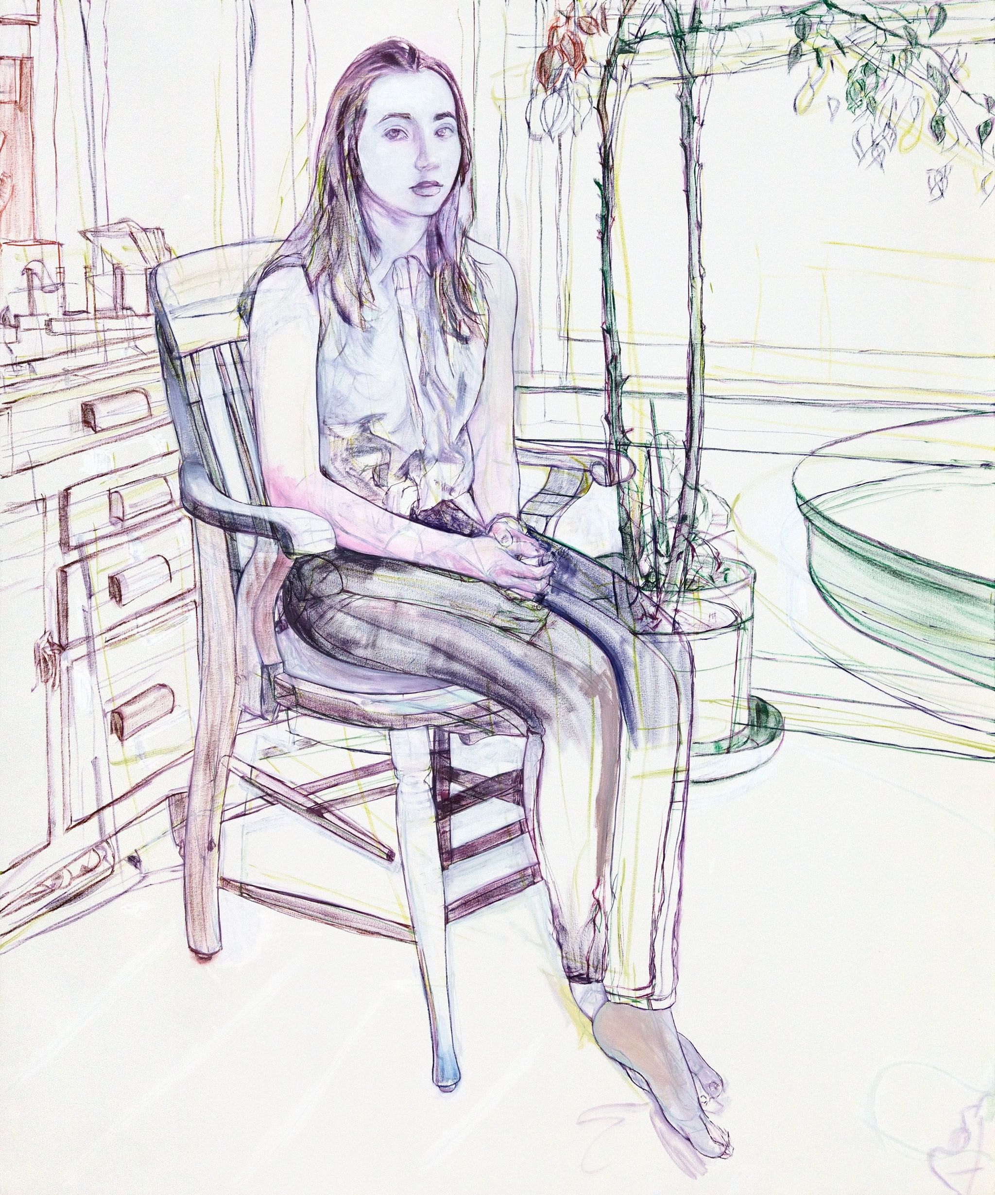 processes (4) 72x60 oil on canvas 2017