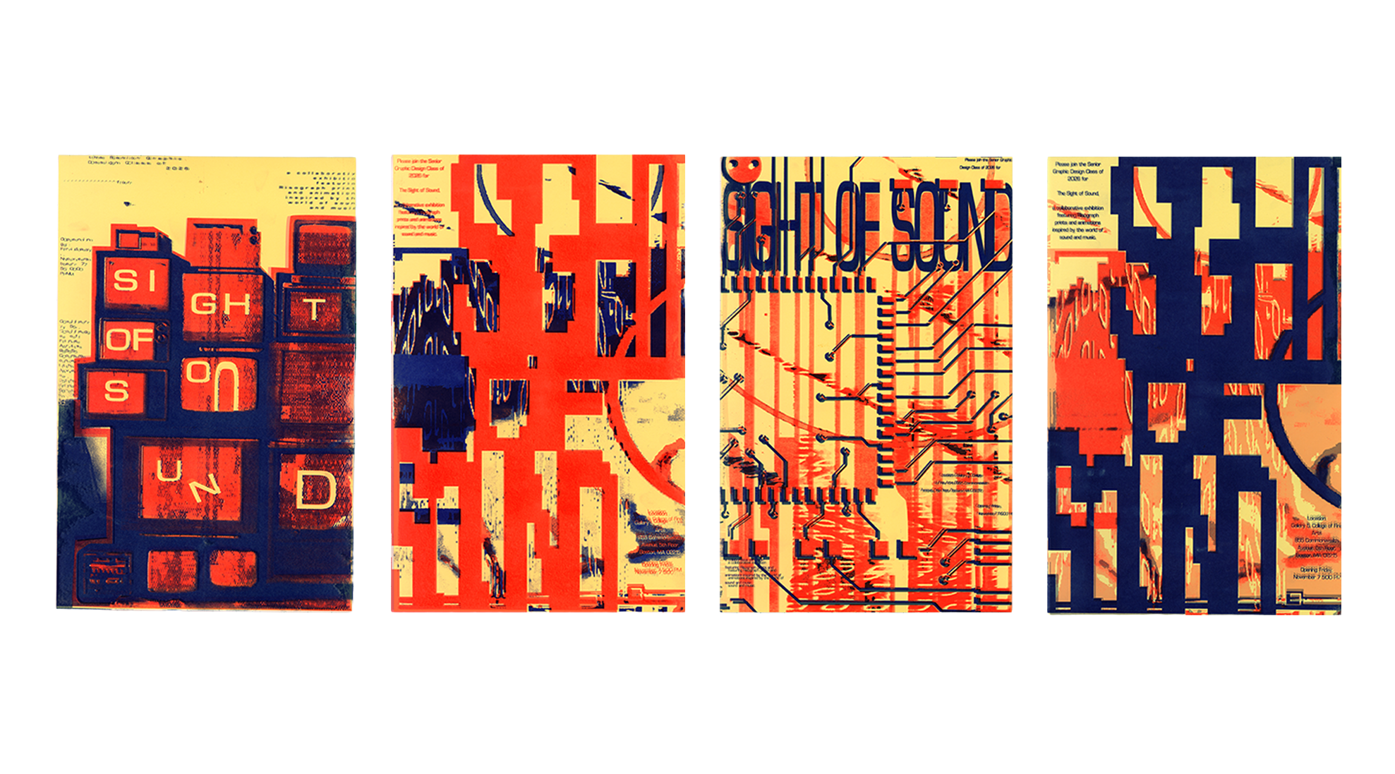 Risograph printed posters