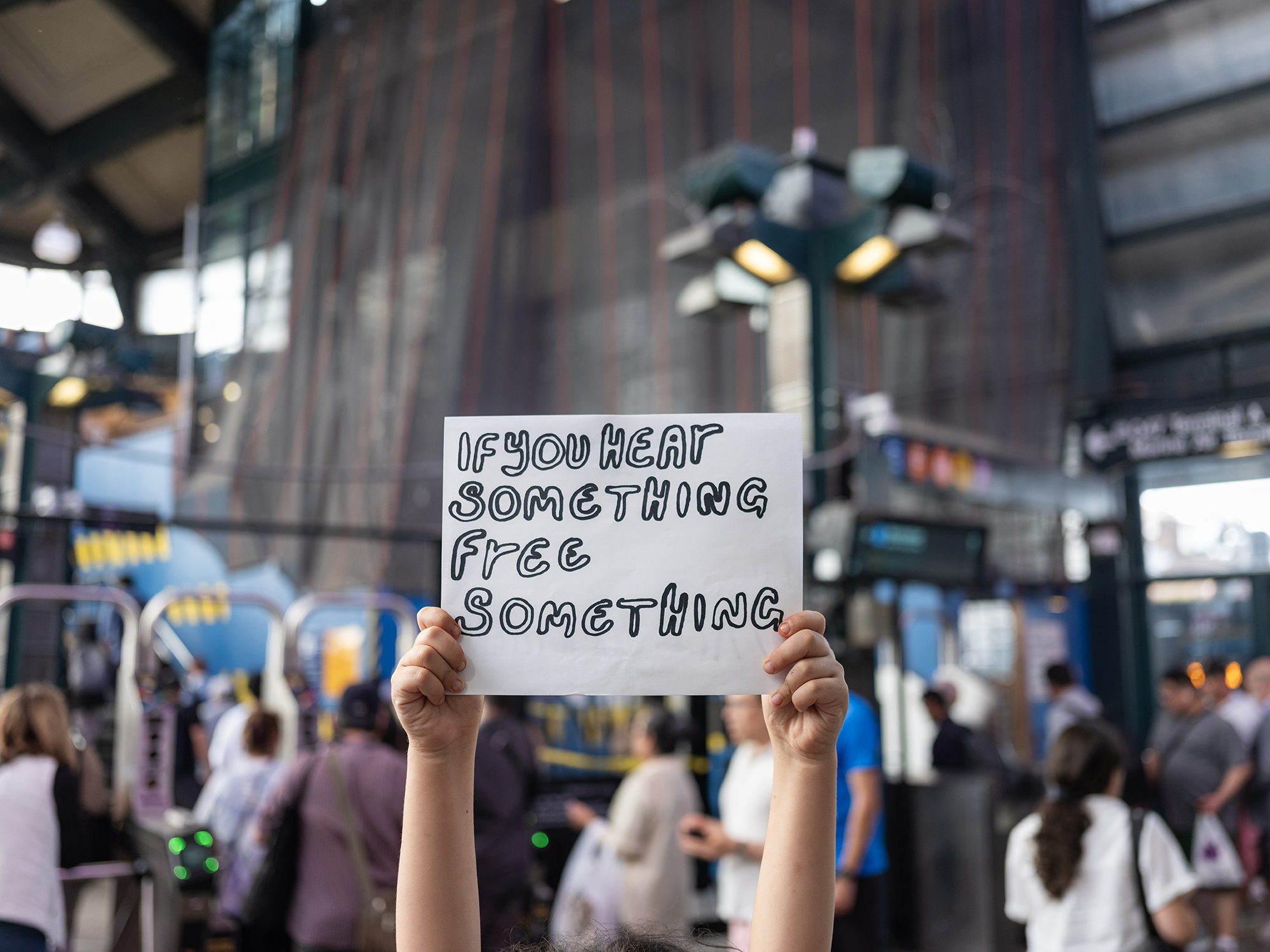 Spontaneous moment with a Child in Flushing, Queens