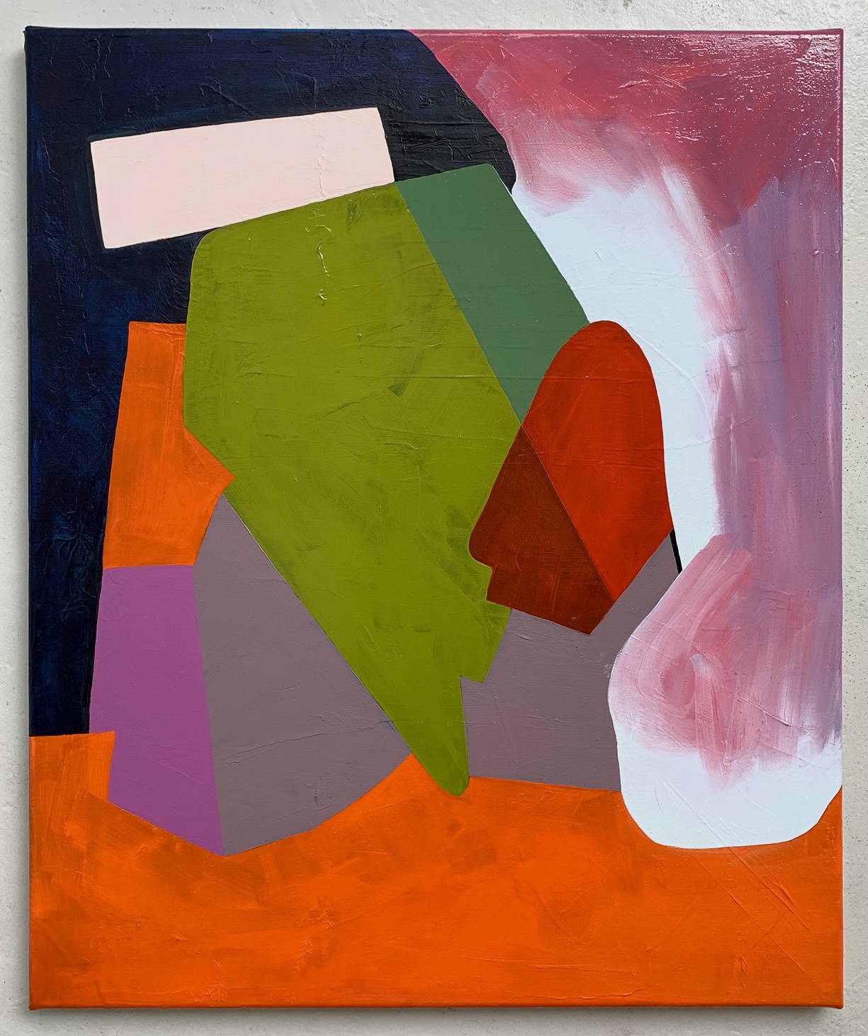 Of a chair, 2023, Oil on canvas, 60x50cm