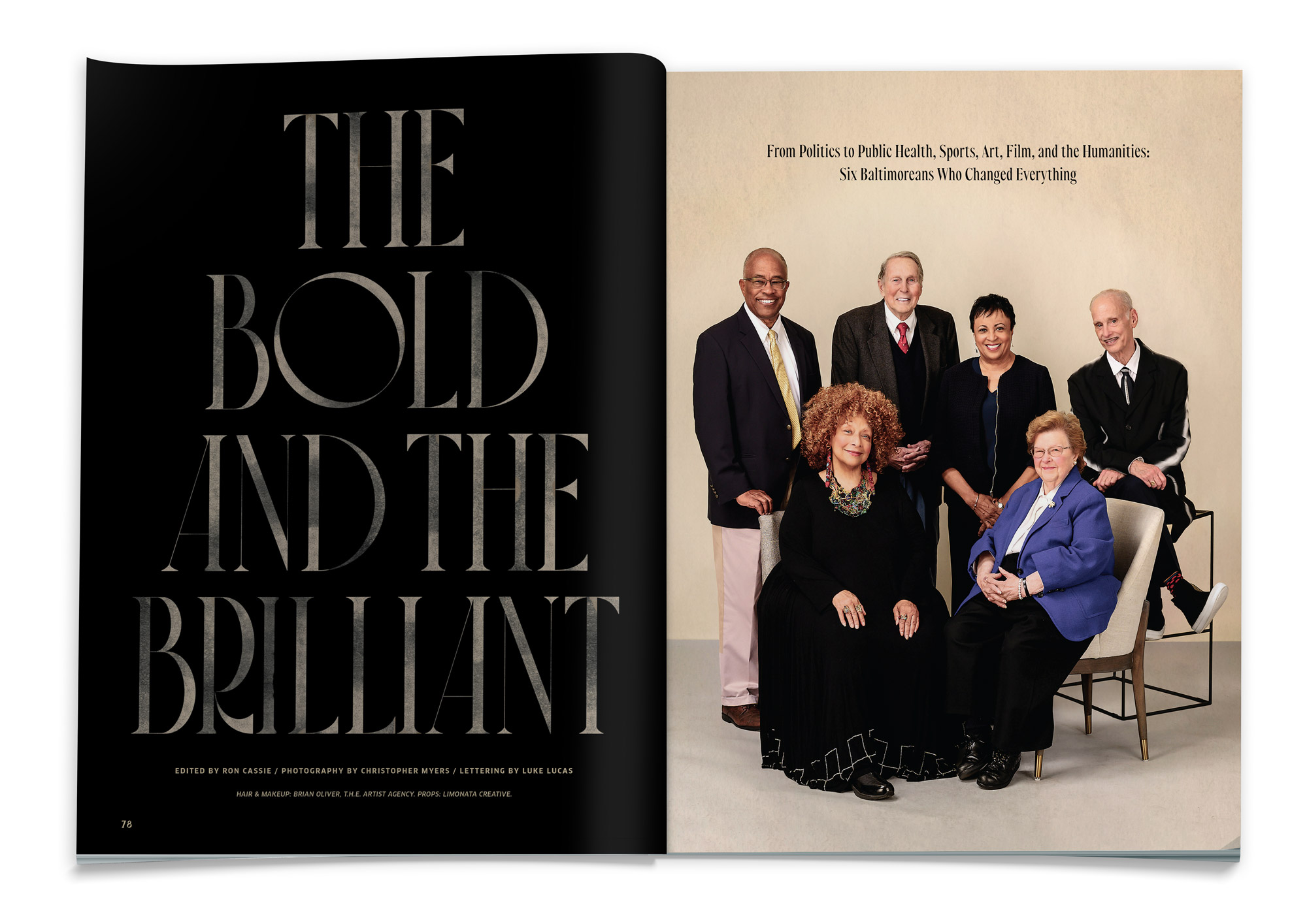 Baltimore Magazine – The Bold And The Brilliant – January 2023
