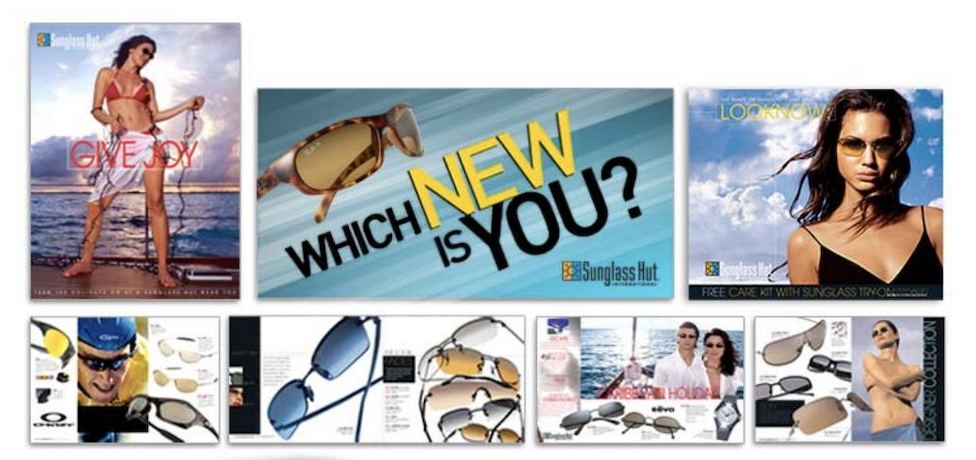 Print Archive: Sunglass Hut, Photo Art Direction, Design