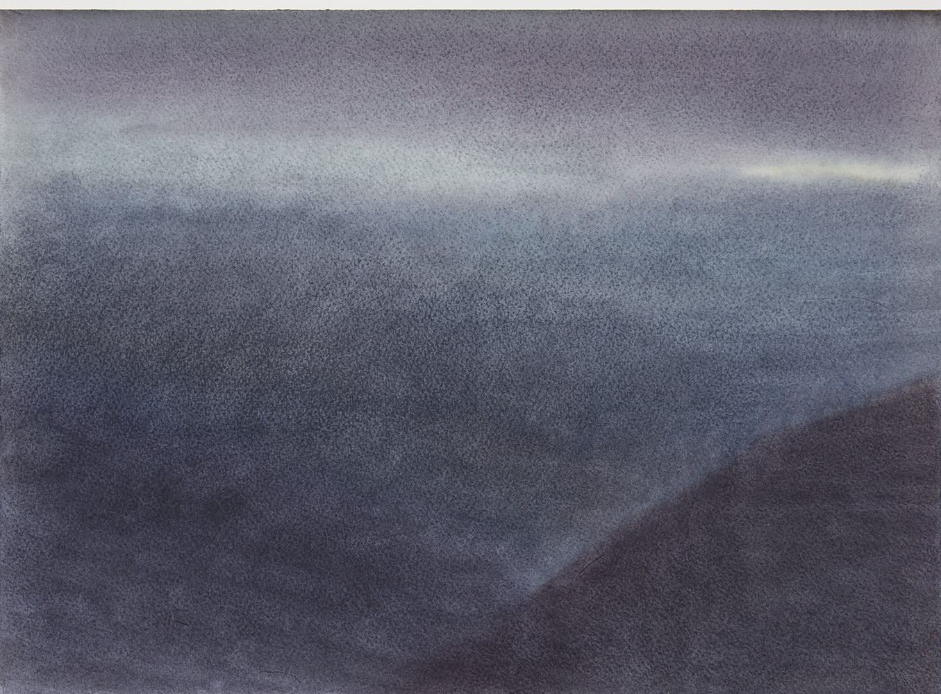 Vallée, soir (IV)aquarelle sur papier28 x 38 cm, 2021