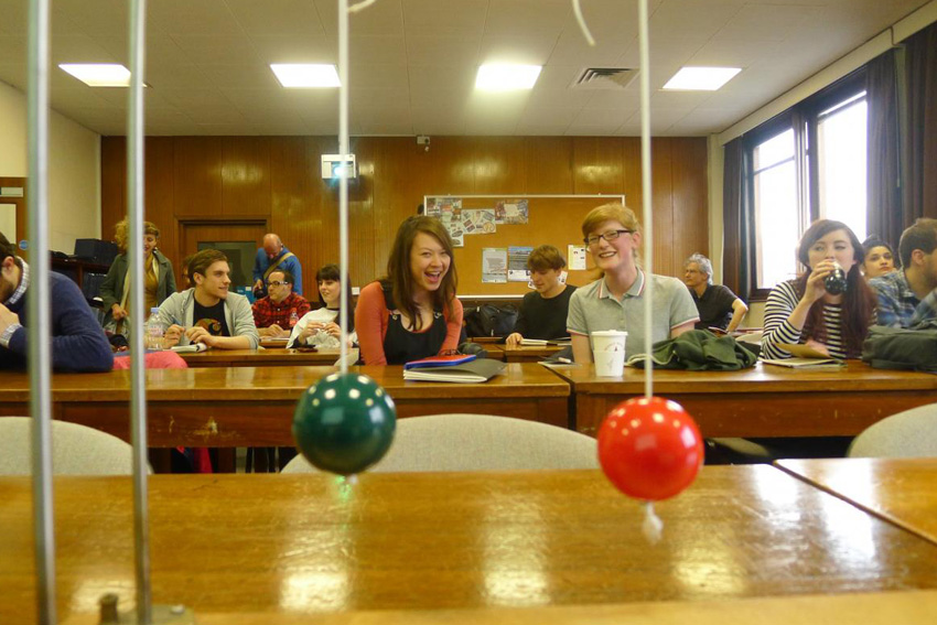 Jiggling Atoms 2012 ~ physics lectures at Blackett Laboratory, exhibition and workshops at the Rag Factory ~ supported by the IOP and the STFC, London 2012