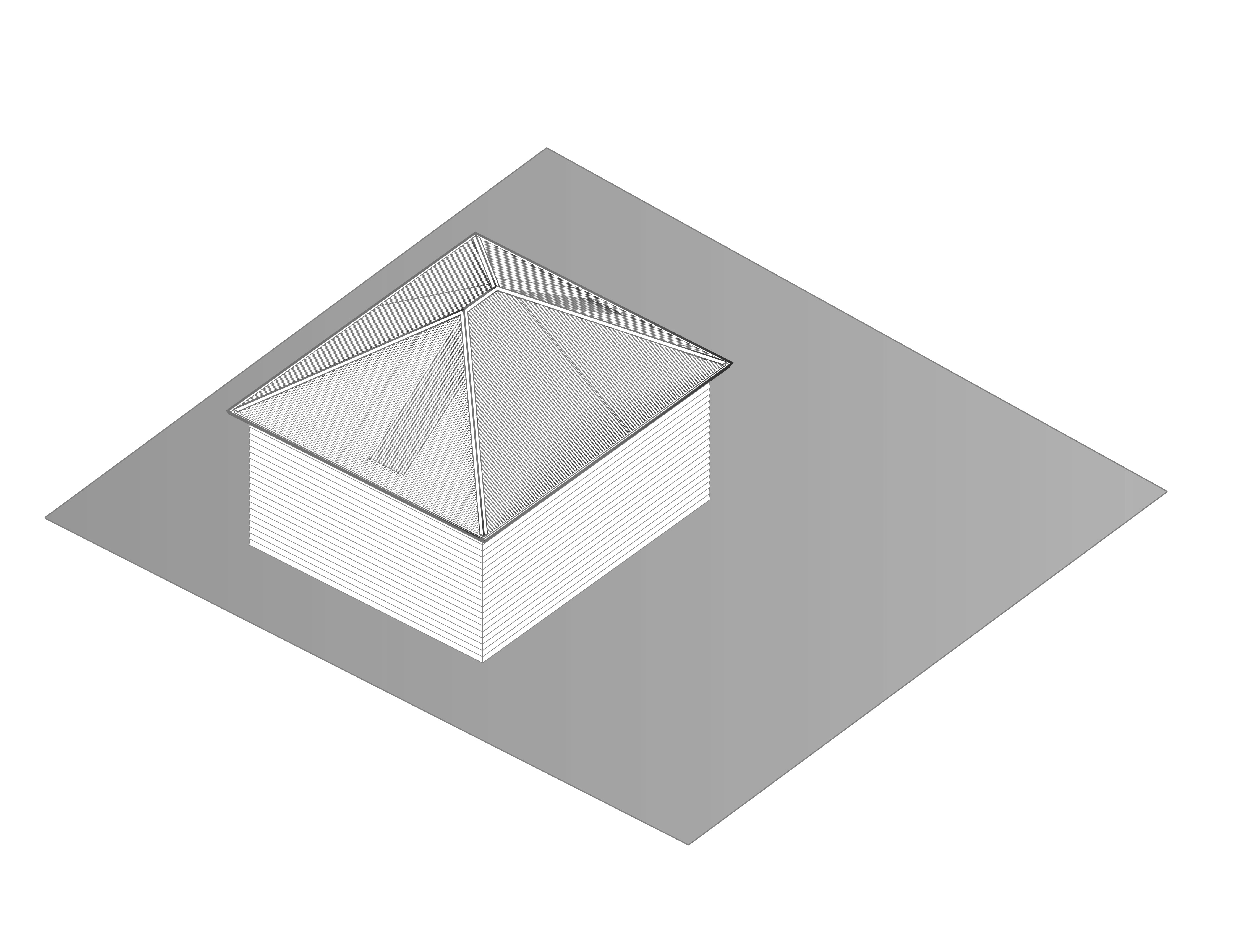 Reinstate the Heritage Roof Form ︎ The first move is to remove the series of additions, stripping the house back to its pure villa form.