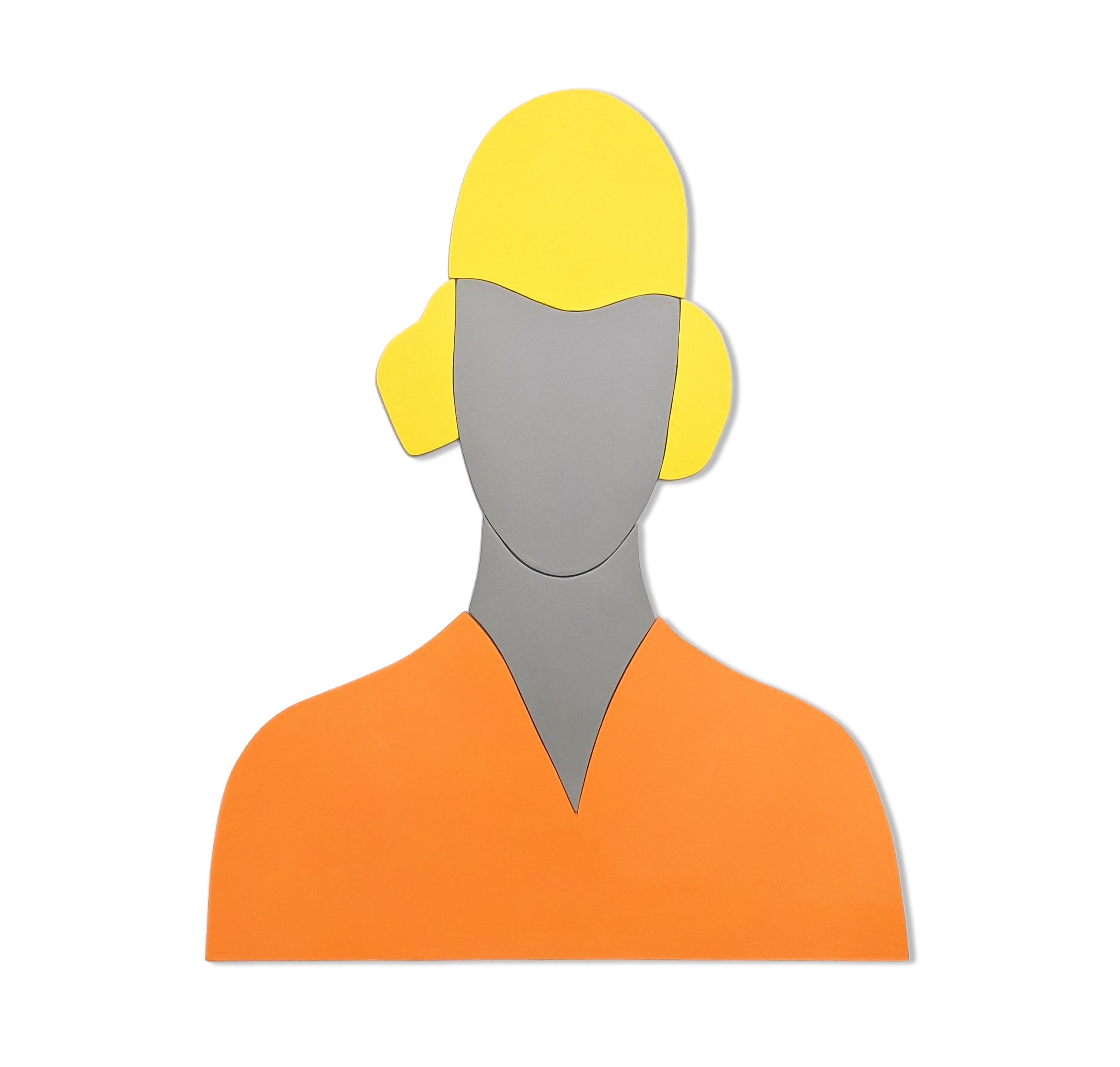 The Cloche Hat, wall-piece, acrylic on board