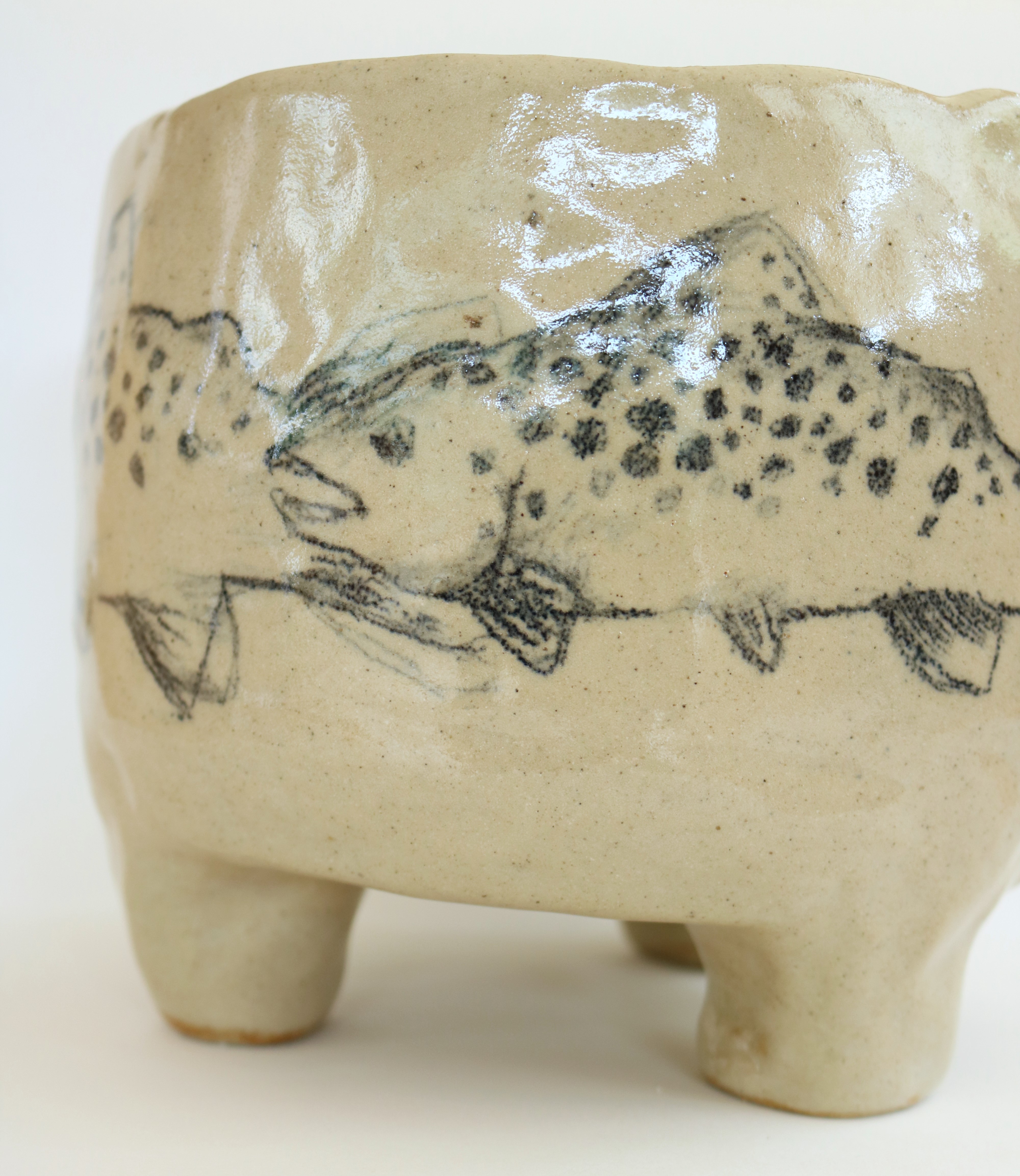 three-legged trout pot, 2022