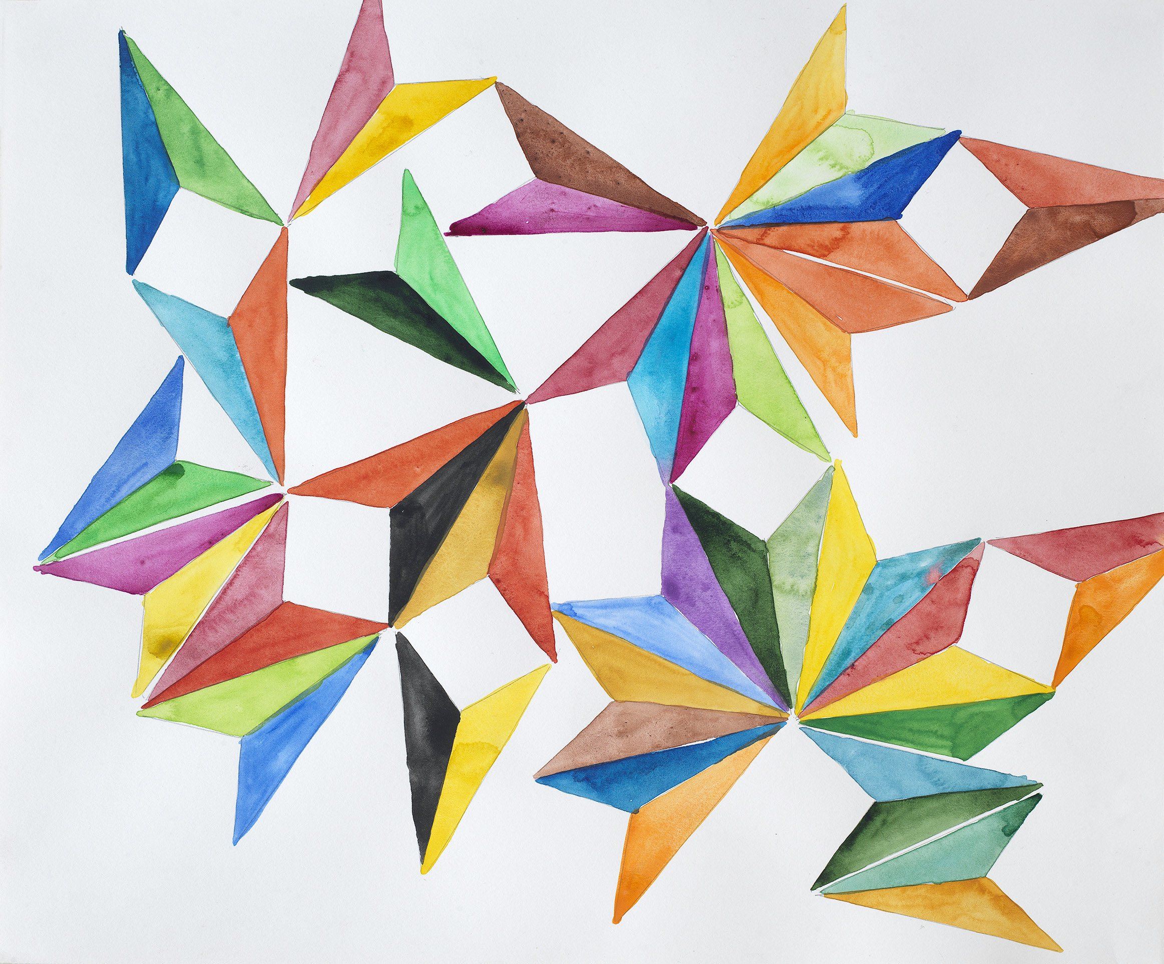 Untitled, 2012. Watercolor and pencil on paper, 35,5 x 43 cm.