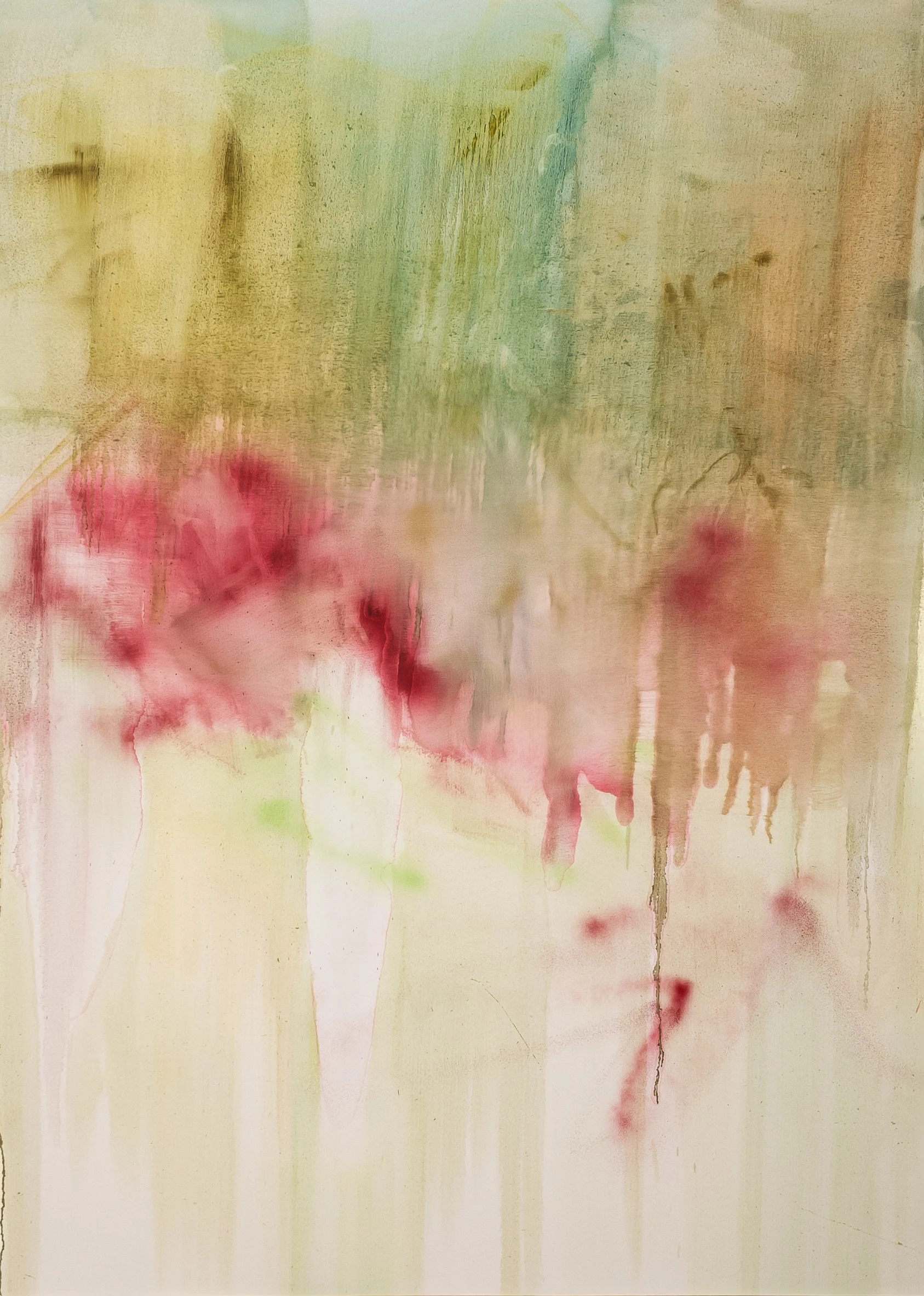 Mia Vallance, Bugambillia, 2023, oil on canvas, 72 x 52 in / 183 x 132 cm © Mia Vallance.