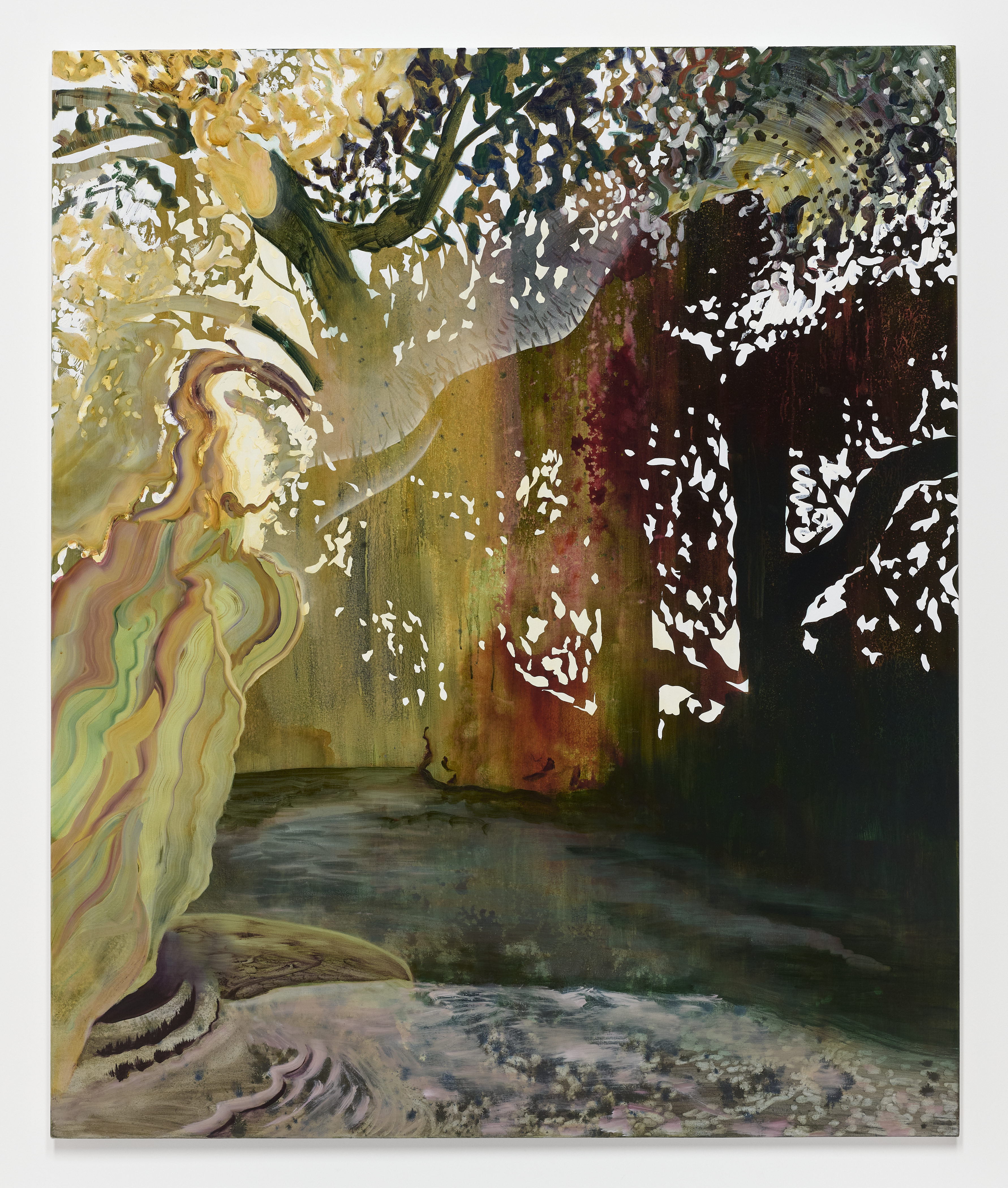  Calix, oil and acrylic on canvas, 60"x72", 2024