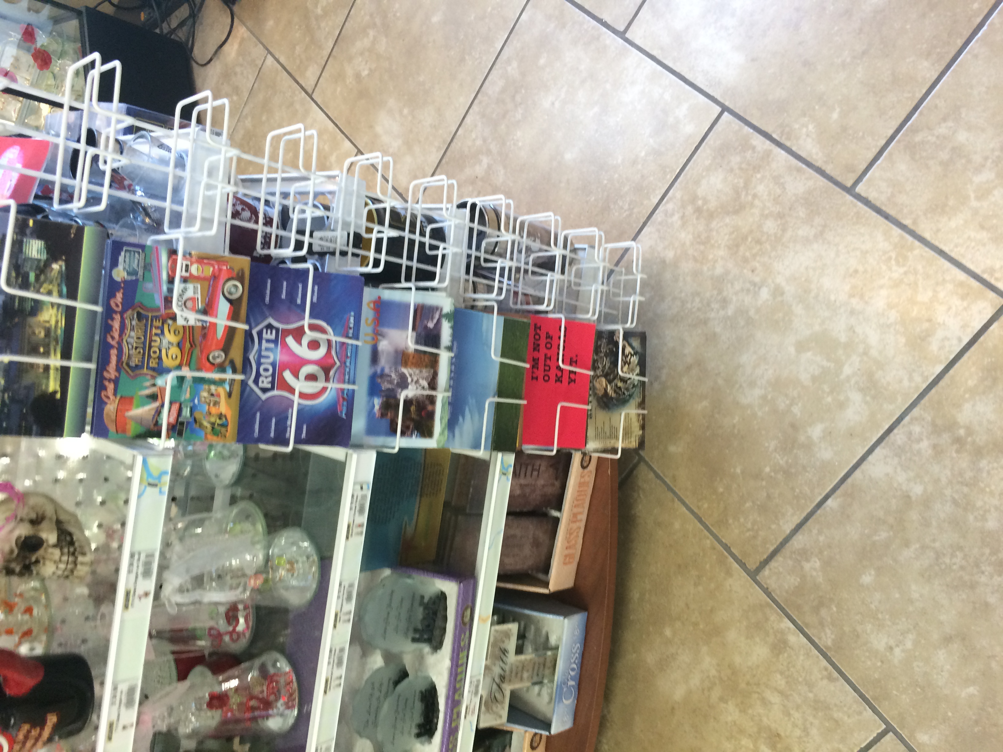 I placed this card in a gas station in the middle of Kansas.