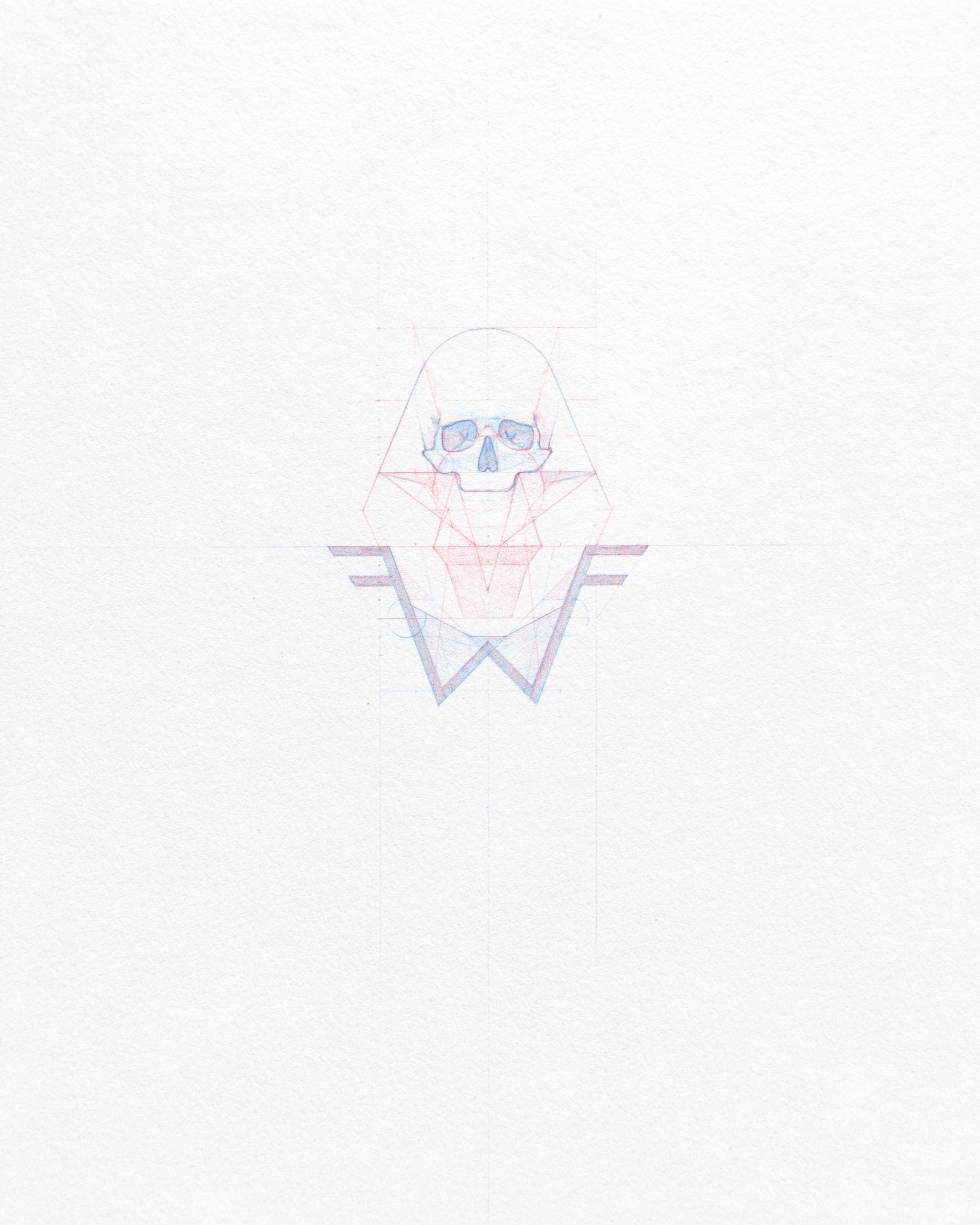 Sacrum 10x8 colored pencil on paper 2011