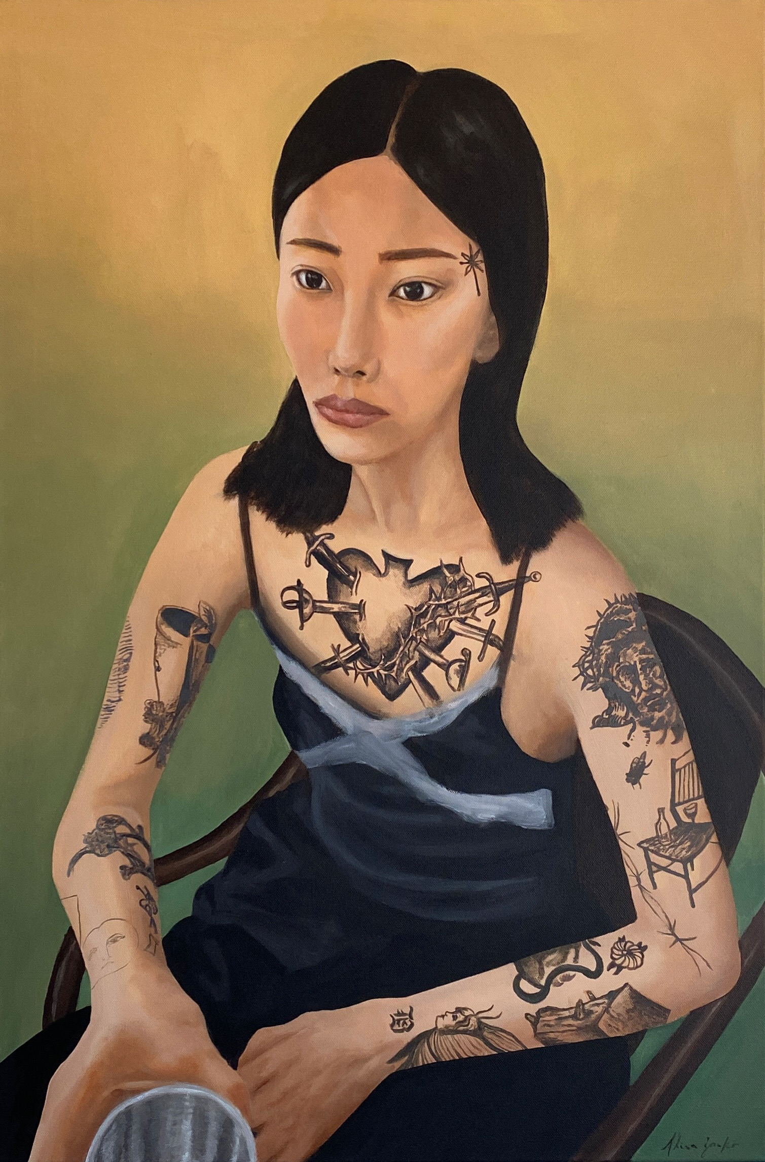 2022 24"x36" Acrylic on canvas