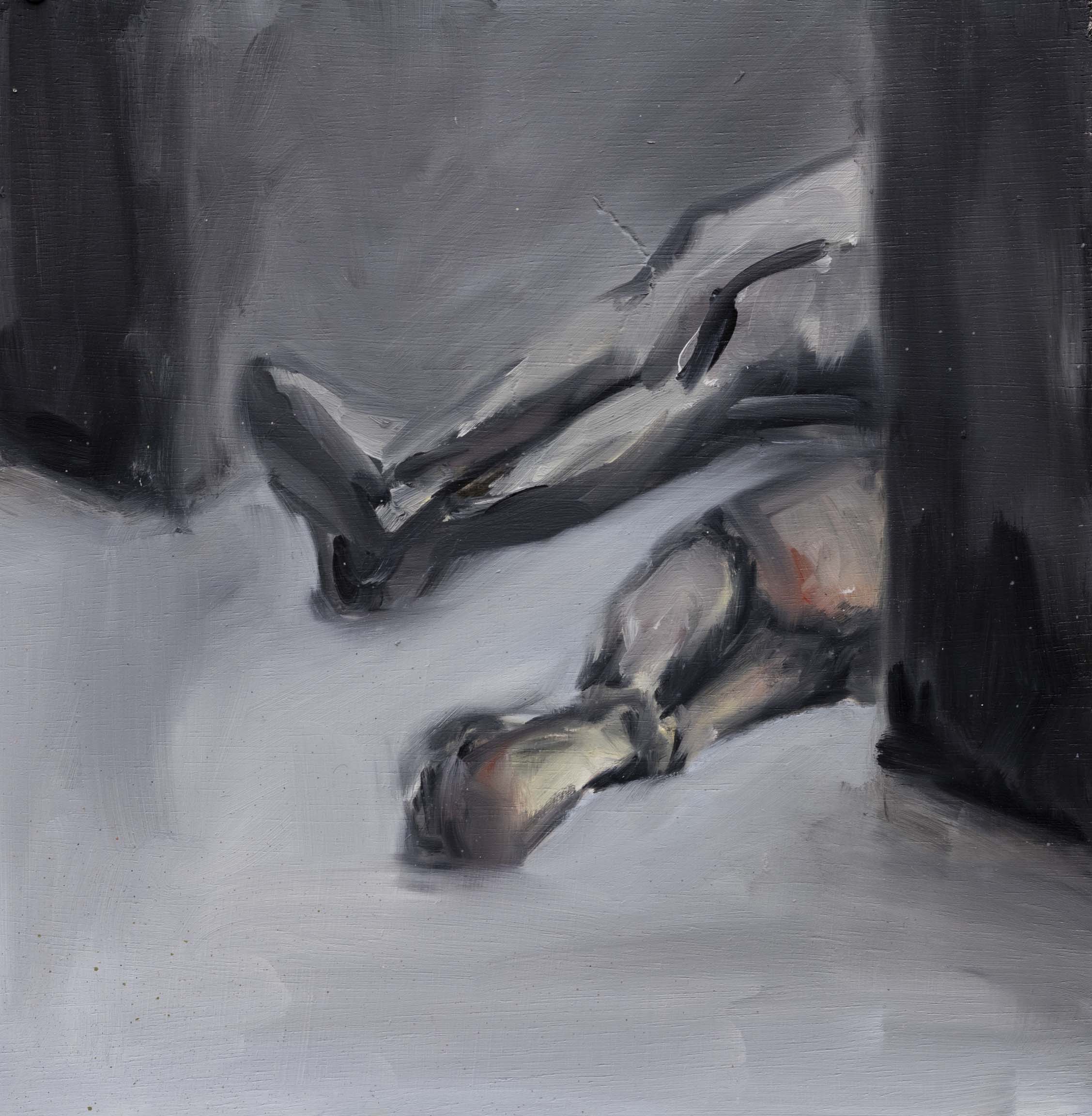 There. 2016. oil on wood. 10x10 inches. 26x26 cm.