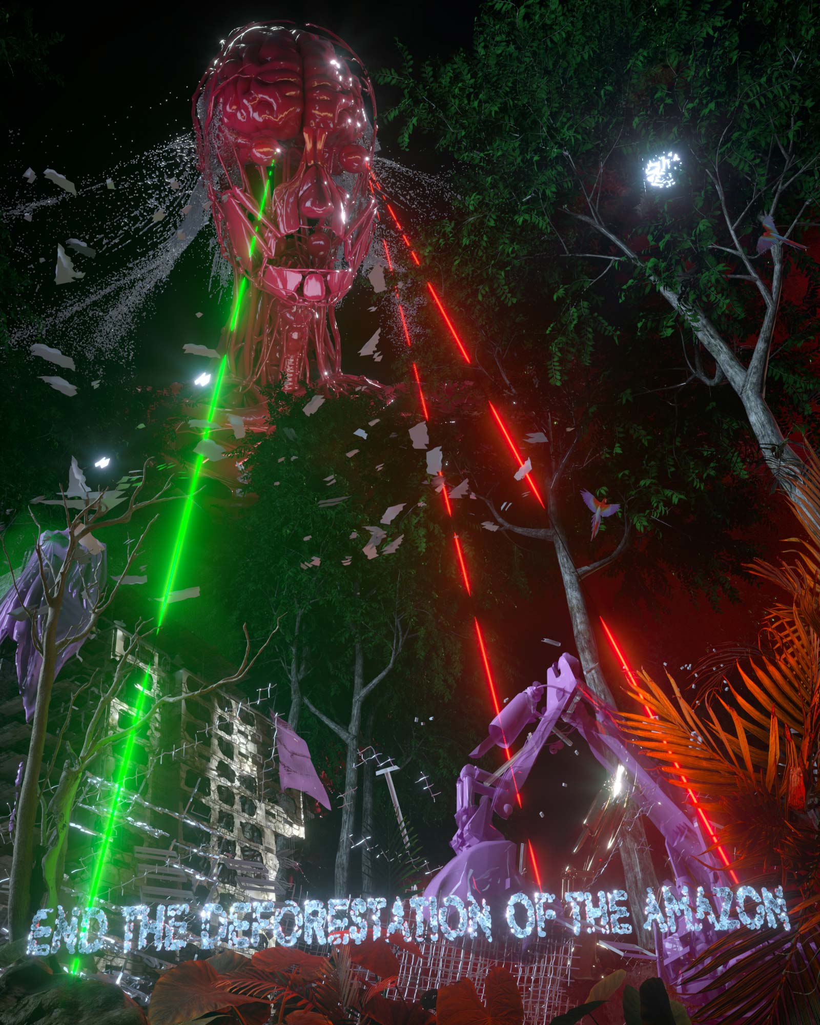 1/7Creative direction, A Future World posters, 2021Artwork: George Jasper Stone