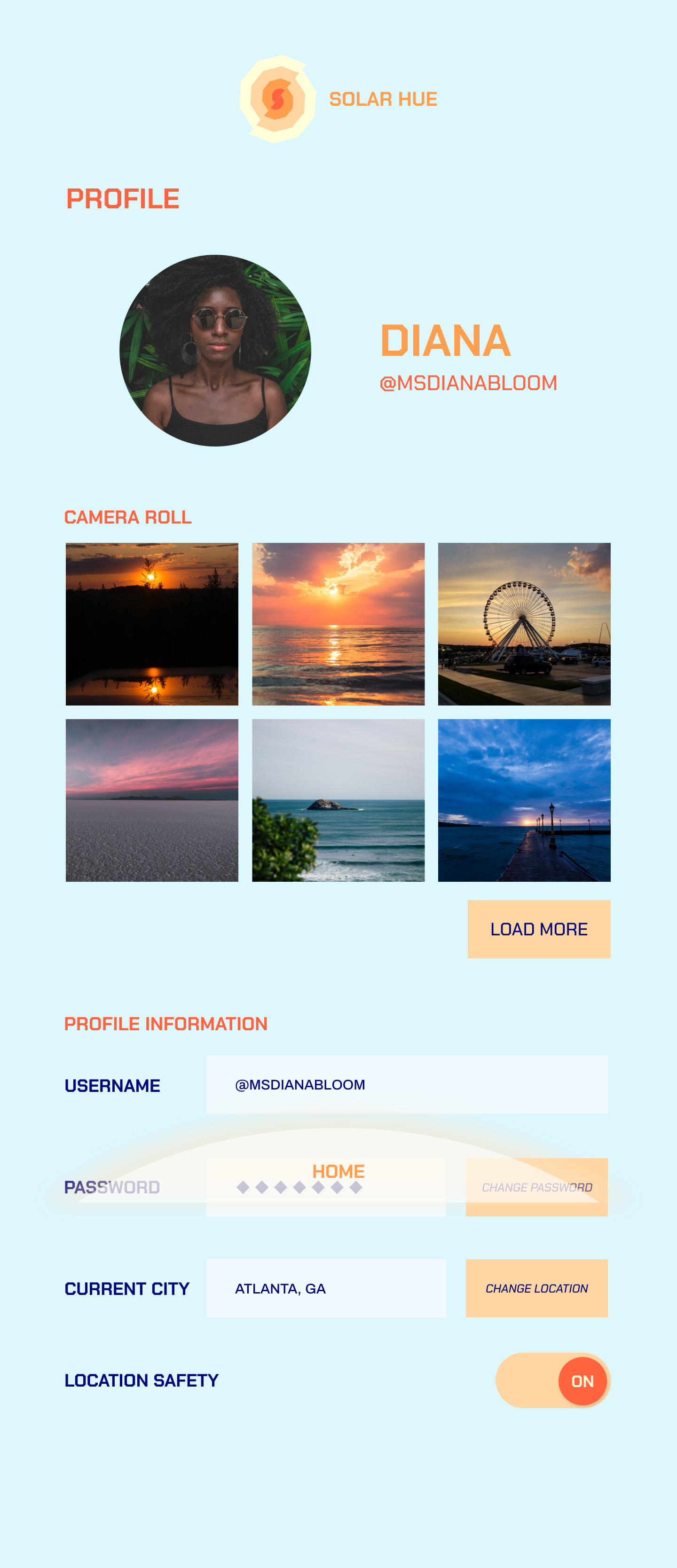 Profile Page