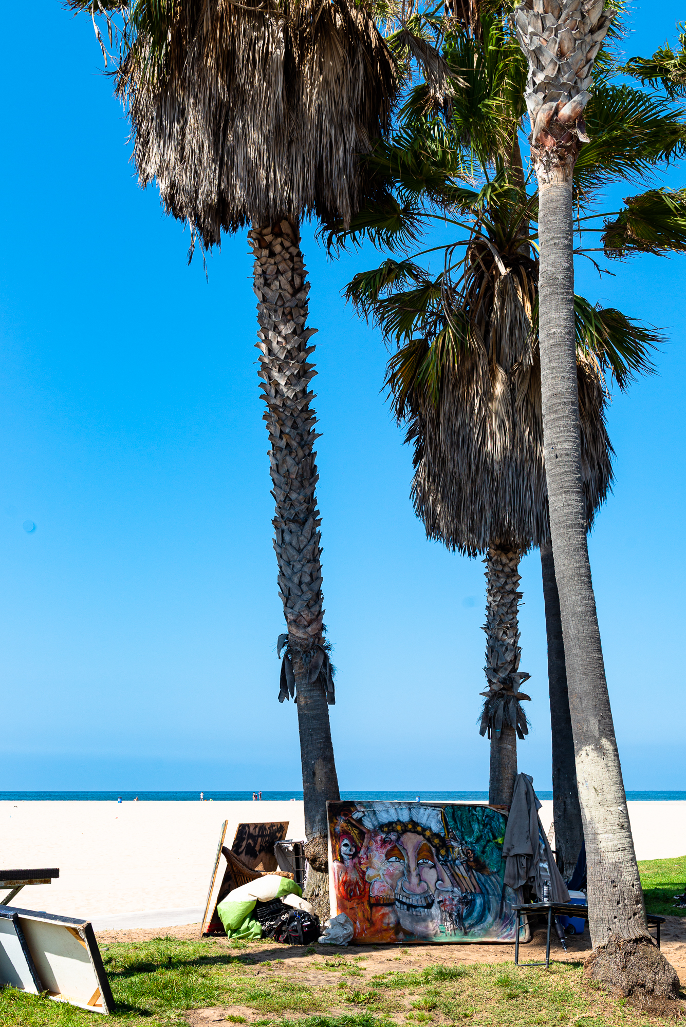 Los Angeles. Plage entre Santa Monica et Venice.