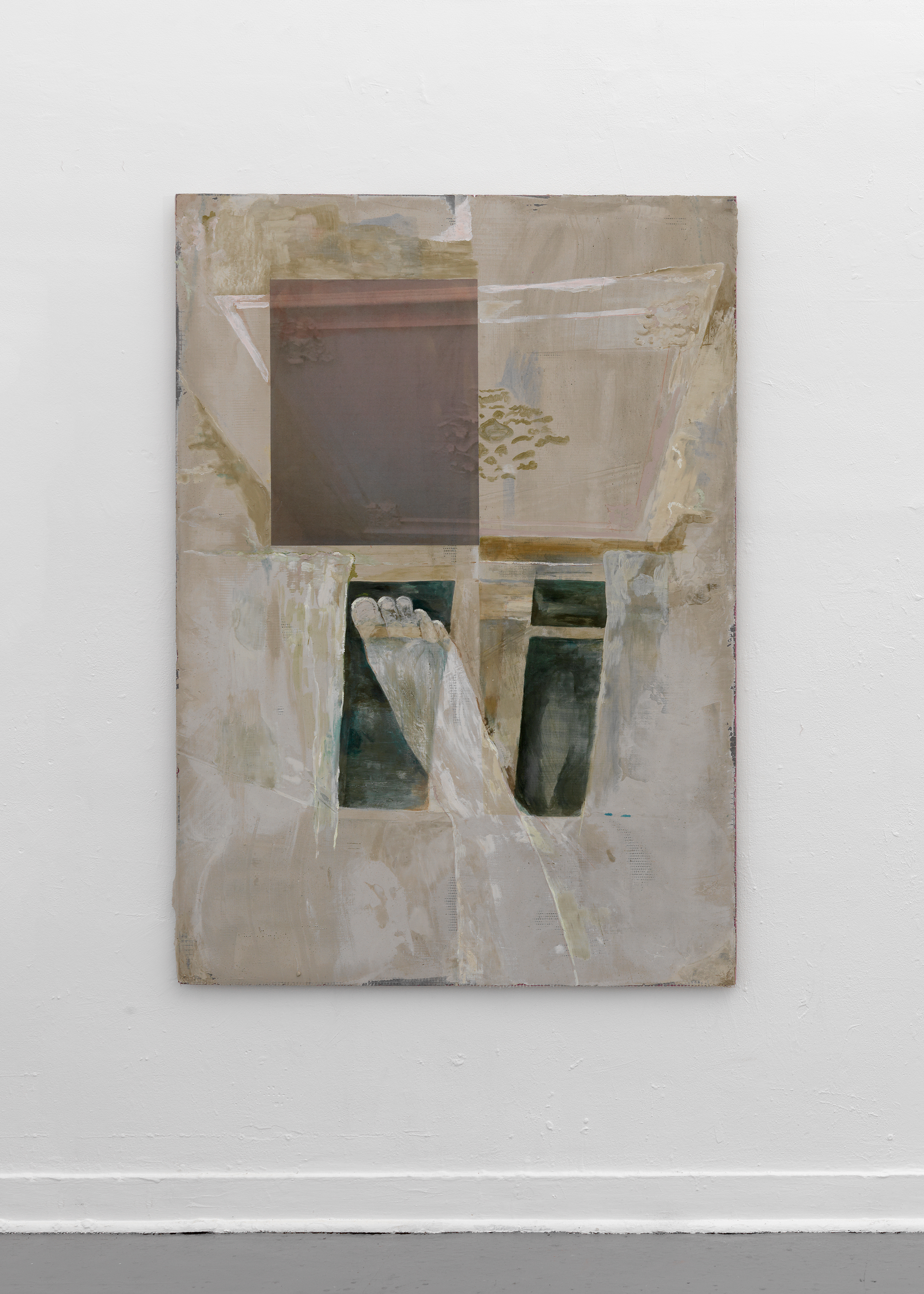 lavender, 2020, 175 x 120 cm foam board, plaster, pigment, acrylic, UV print