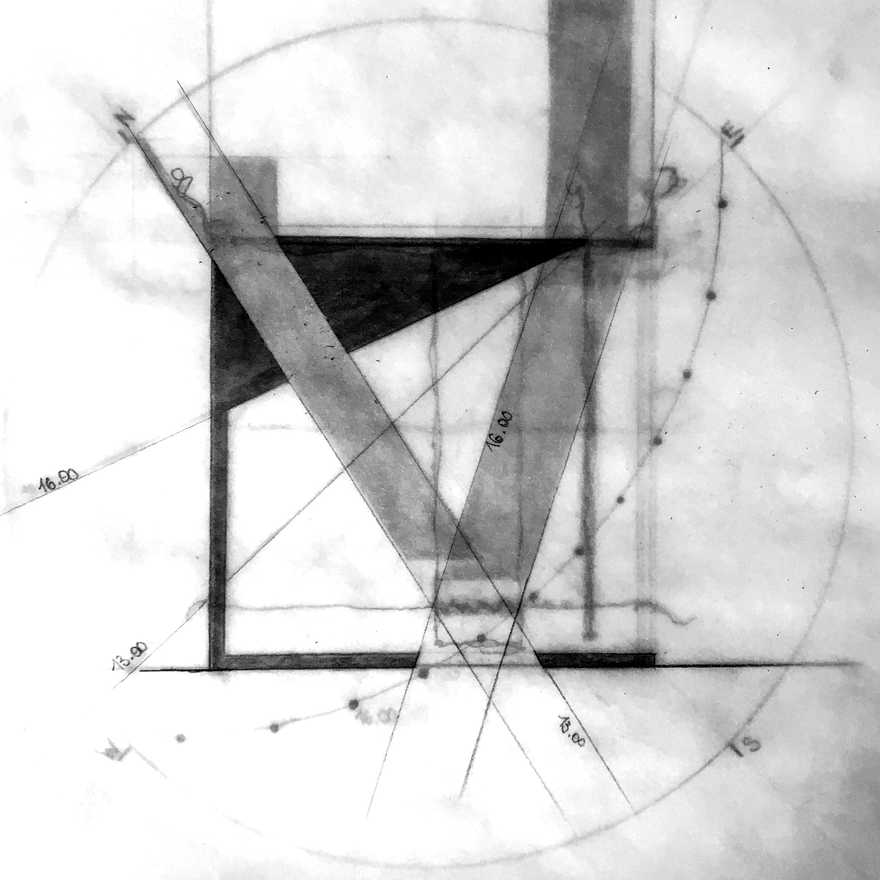 Spatiality, light and shadow create a feeling for spatiality, a blurry boundary between illuminated and dark.