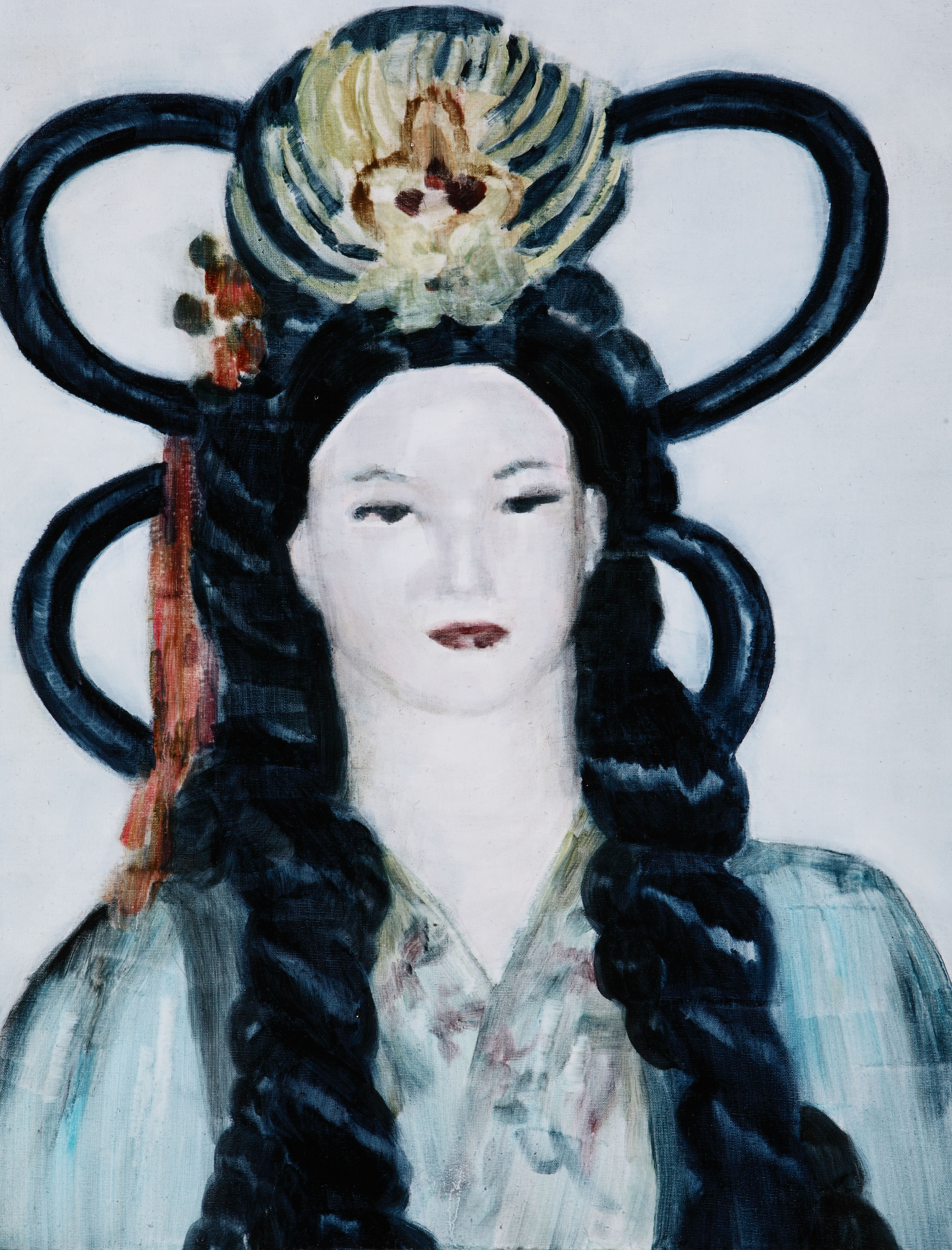 팔선녀(8-6)/2013/리넨에 유채/53x40cm