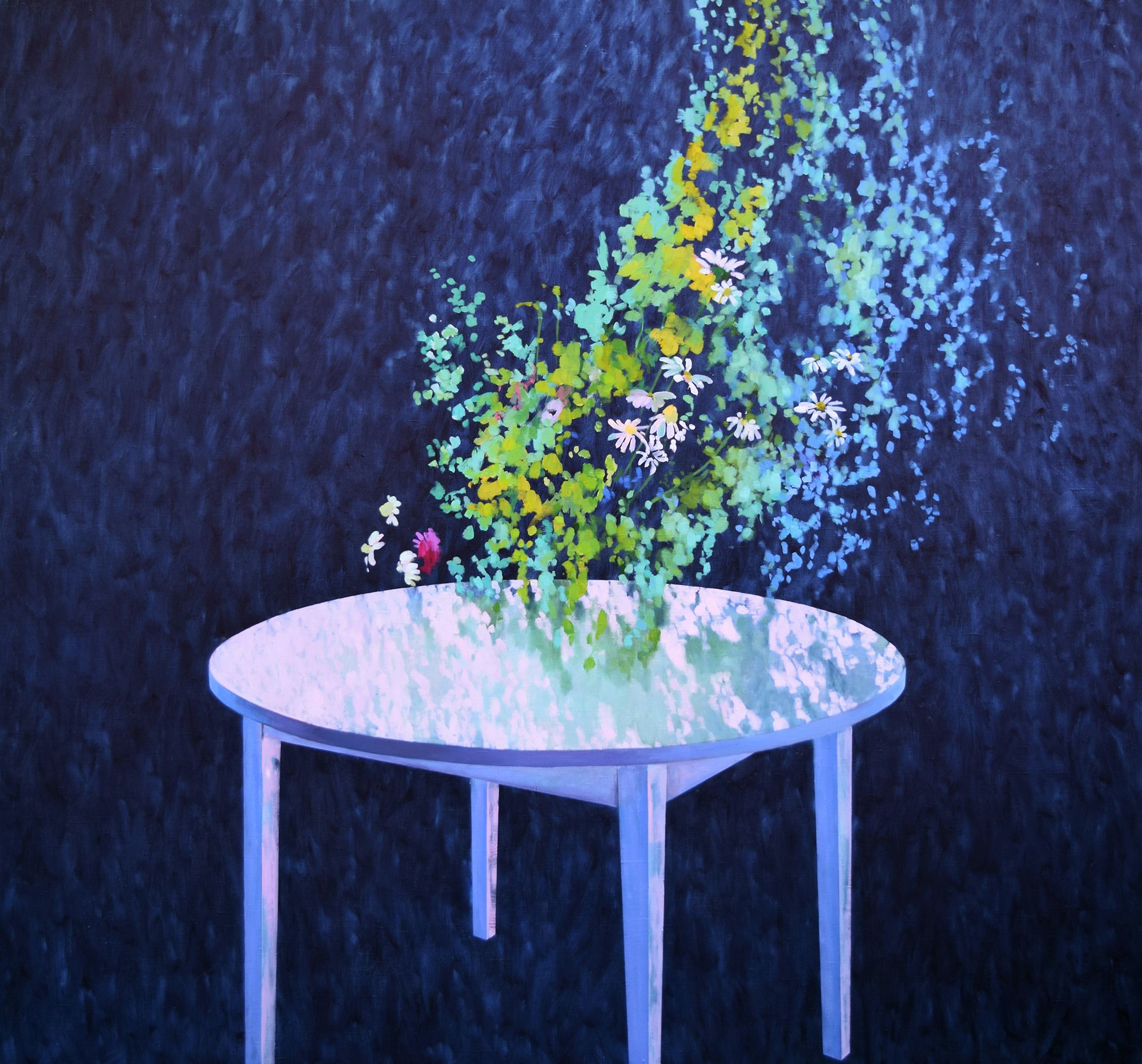 "Table" / "Laud"152 cm x 163 cm, oil on canvas, 2015