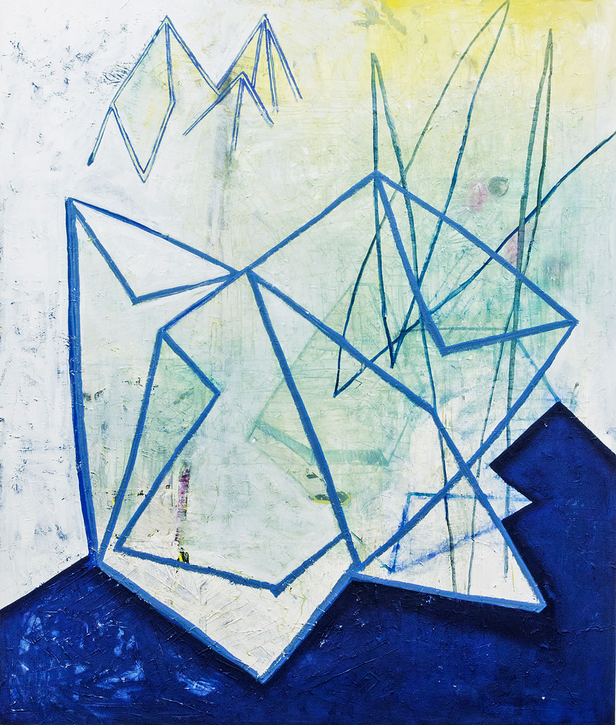 Jan-Henri Booyens, Ruins Of Her Former Self (2013) | Oil on canvas, 200 x 170 cm