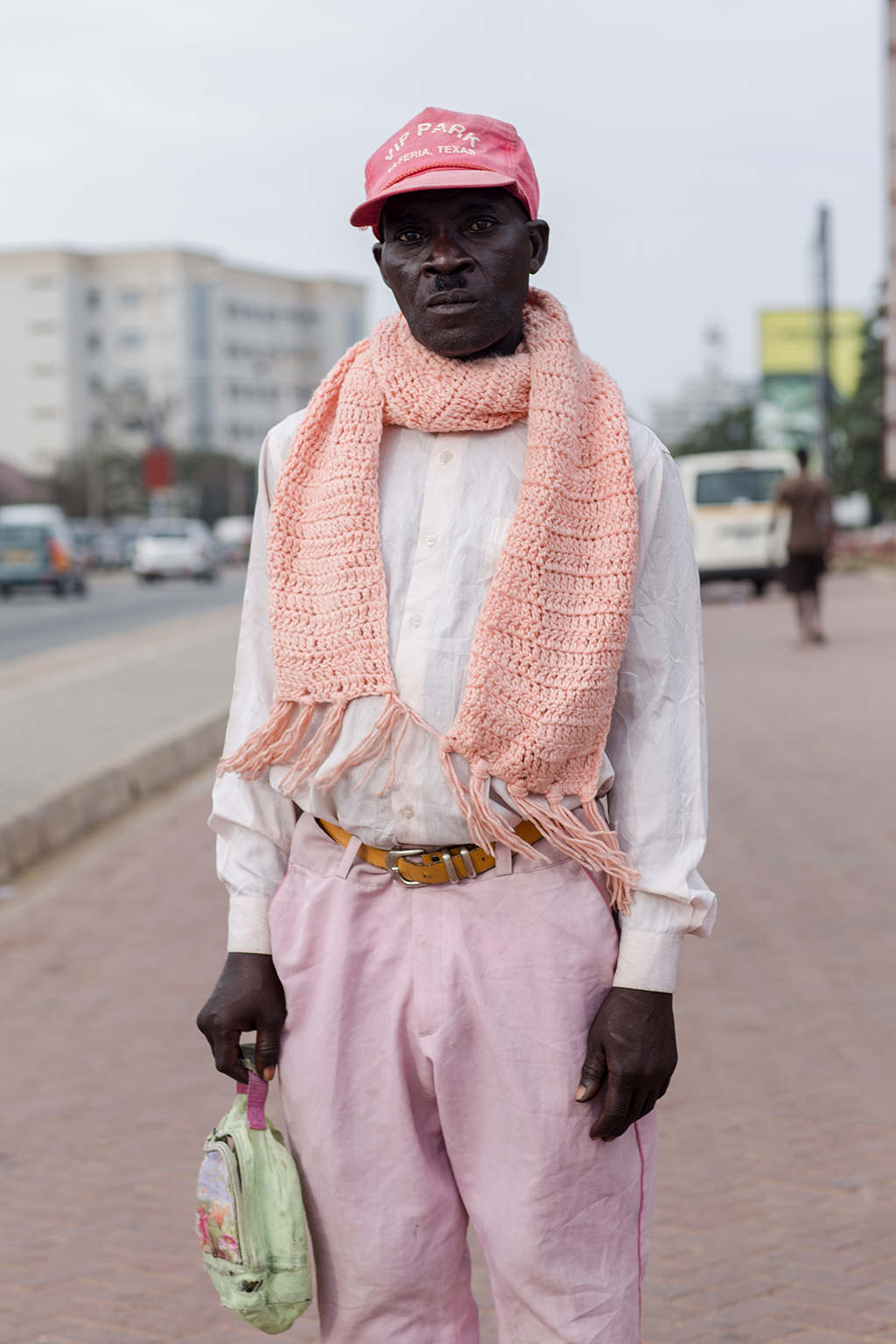 Stylish man dressed in second hand clothes, Accra, 14.08.2015  ©Francis Kokoroko