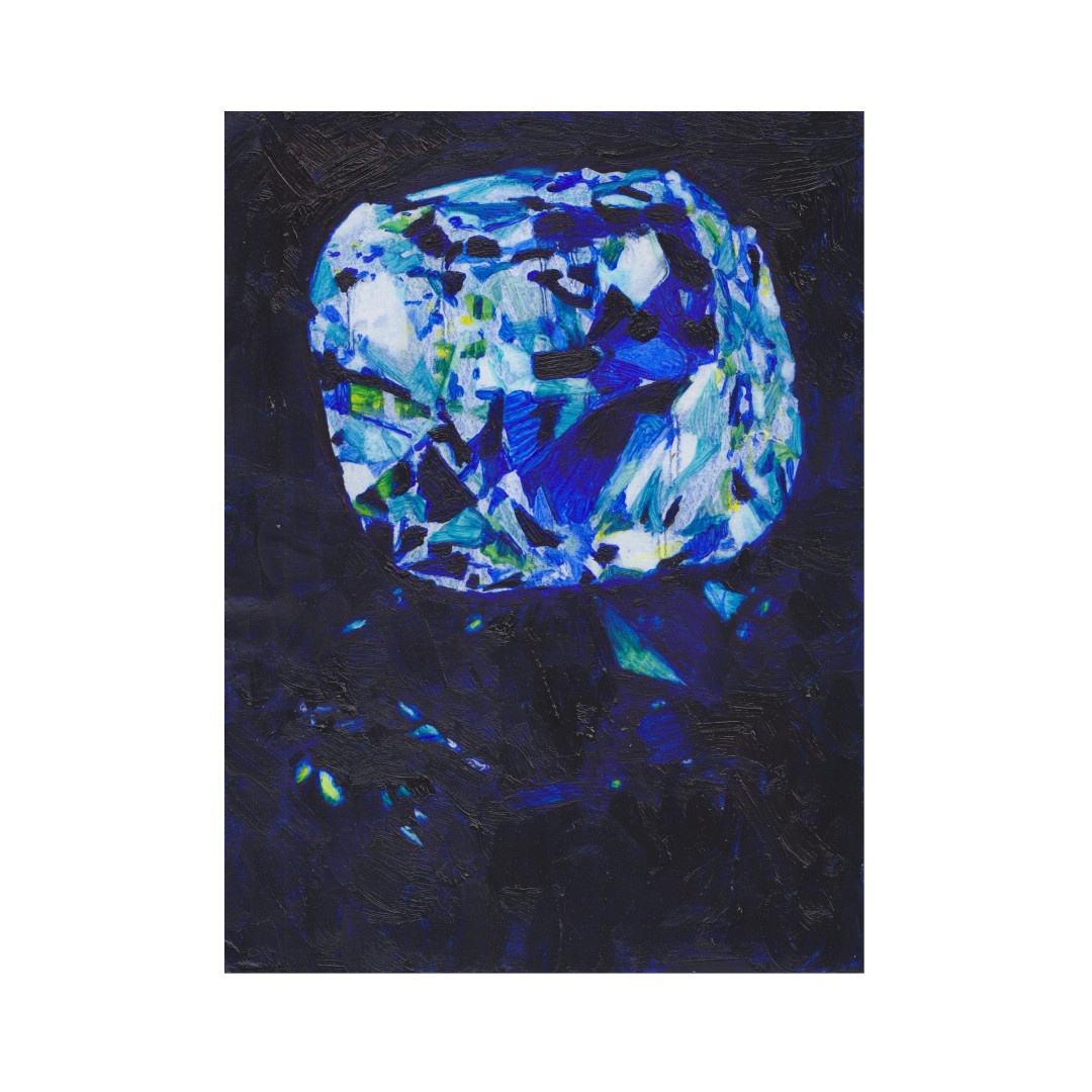 Paula MacArthur, When you were mine, 2021, Oil on primed paper (signed on reverse)