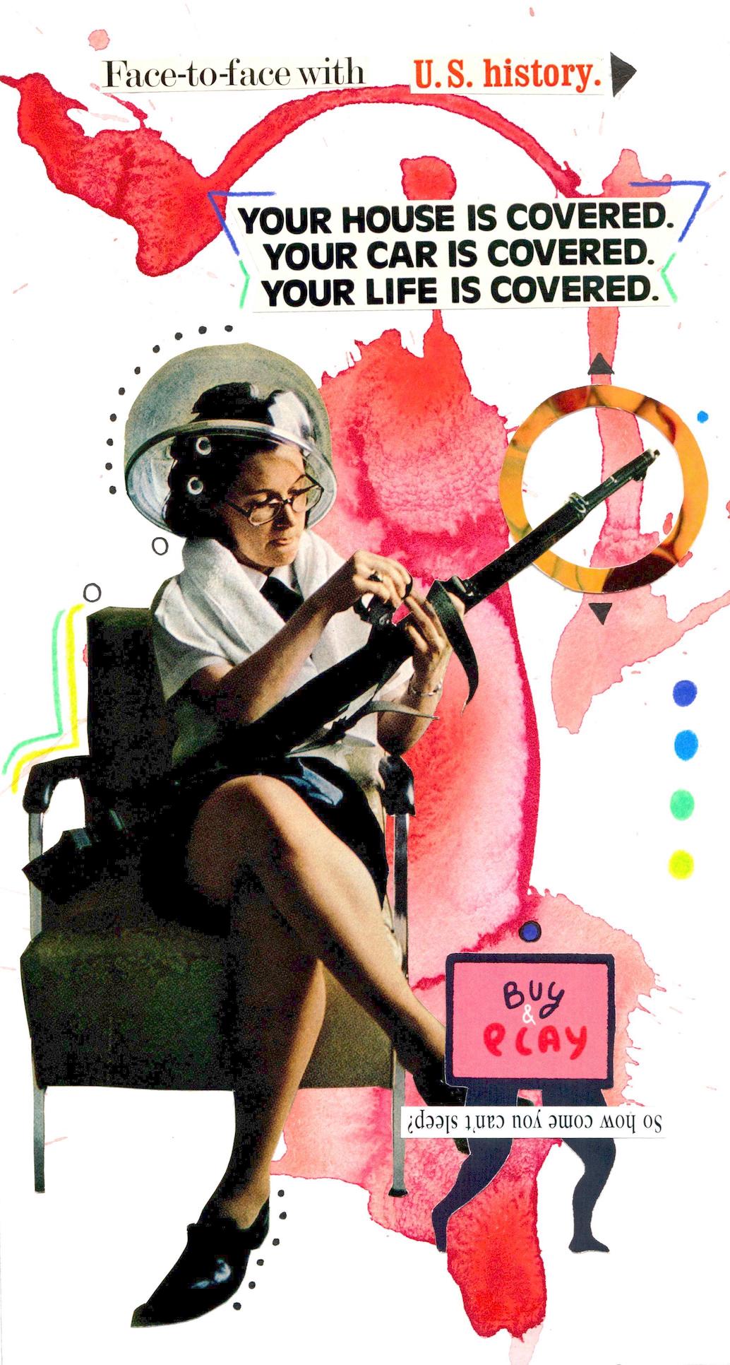 Your Life is Covered (2018), 7"x13"