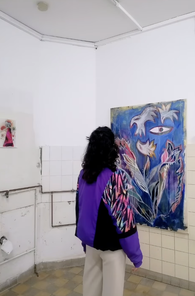 PEACE is here &mdash; Oil and Acryl on Canvas &mdash; 2025 (sold)