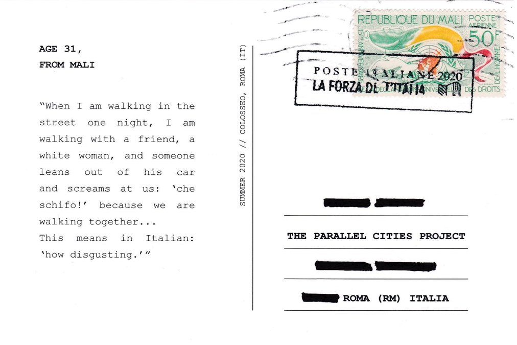 Postcard ed. 3, Rome IT.