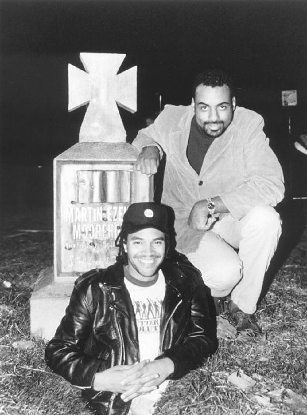 Tales from the Hood writer and director Rusty Candieff with co-writer and producer Darin Scott