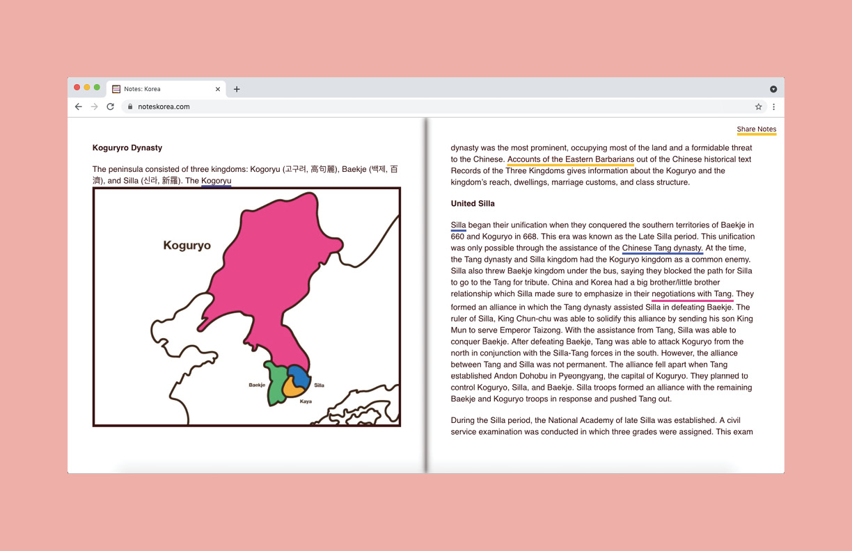 Text hover for images