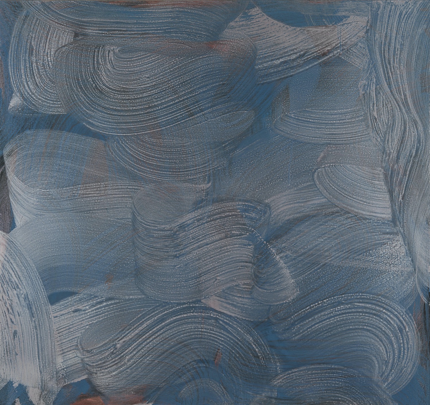 Lift Anchor #2, 2022, Flashe on panel, 40 x 42 in.