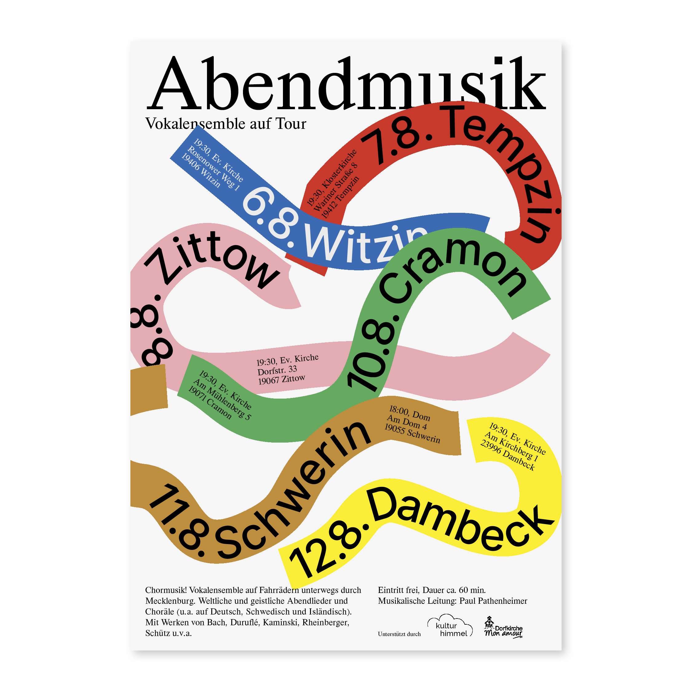Poster and Social Media Assets for Vocal Ensemble