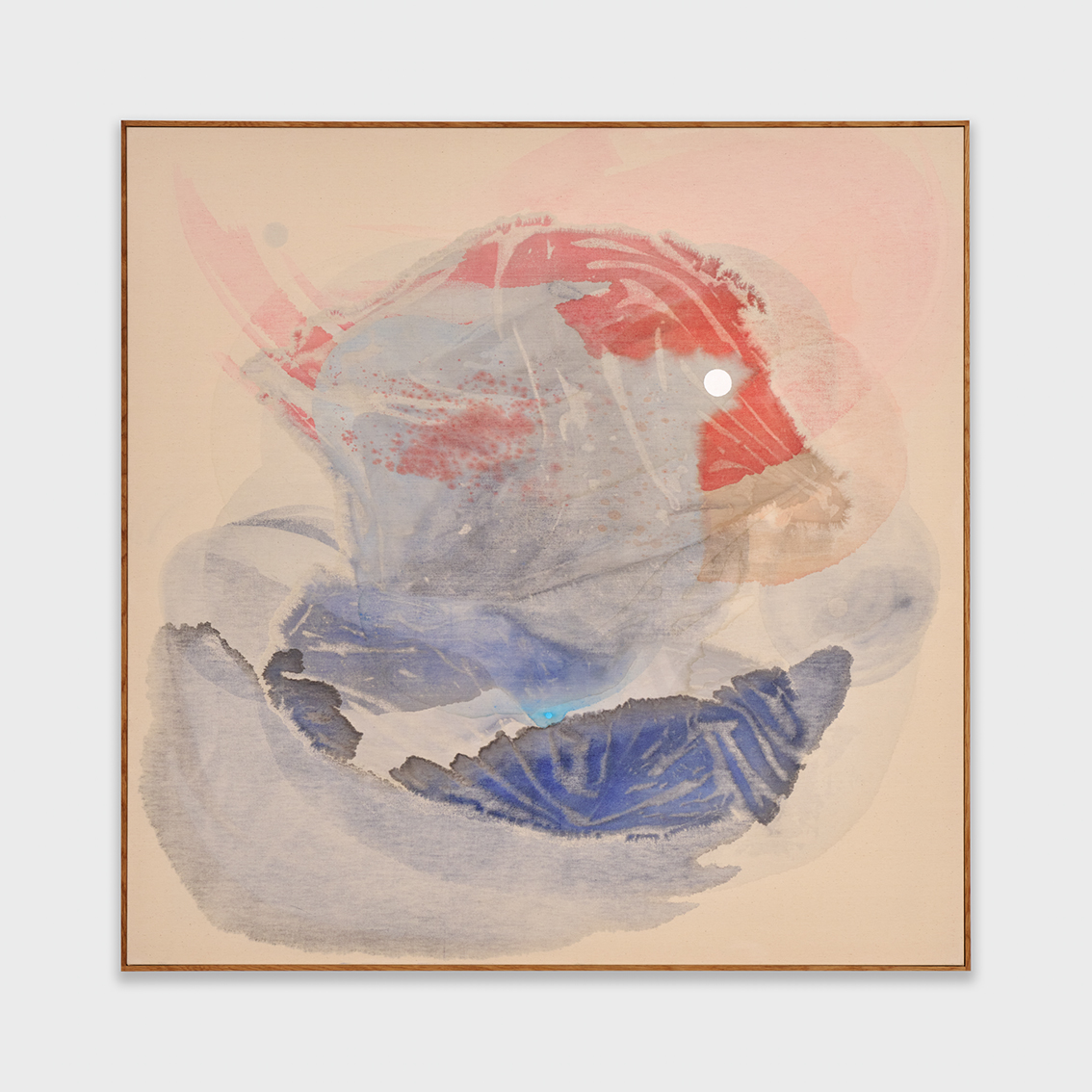 Transience, acrylic on canvas, 2024, 125.4 × 125.4 cm (framed). Photo: Mengqi Bao. Courtesy of the artist and Perrotin.