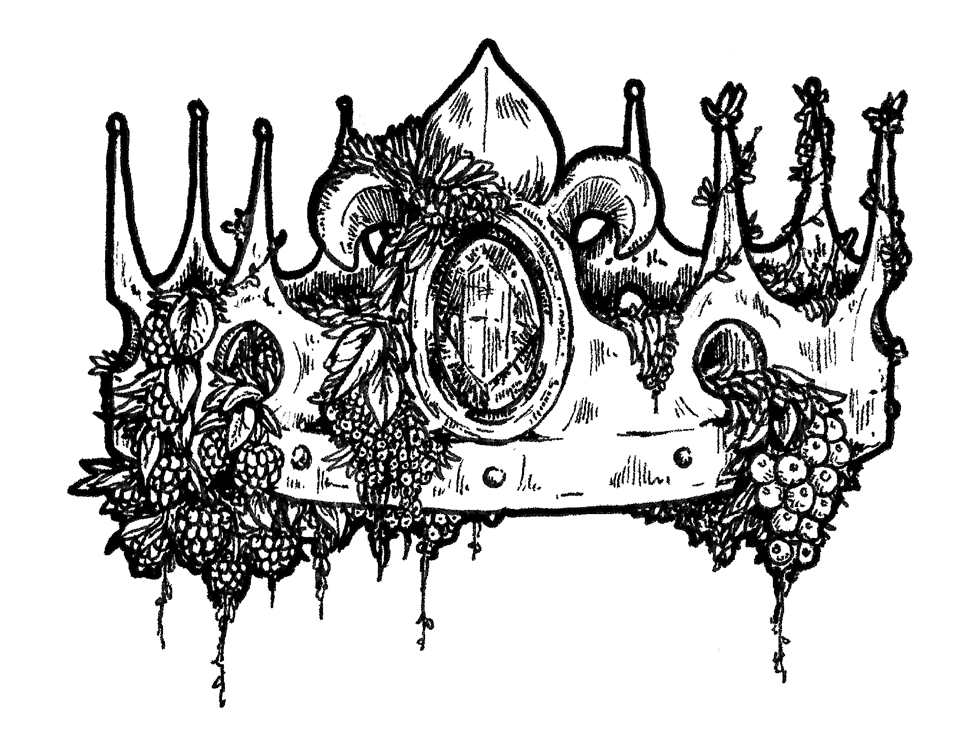 'Queen Jam' candle illustration