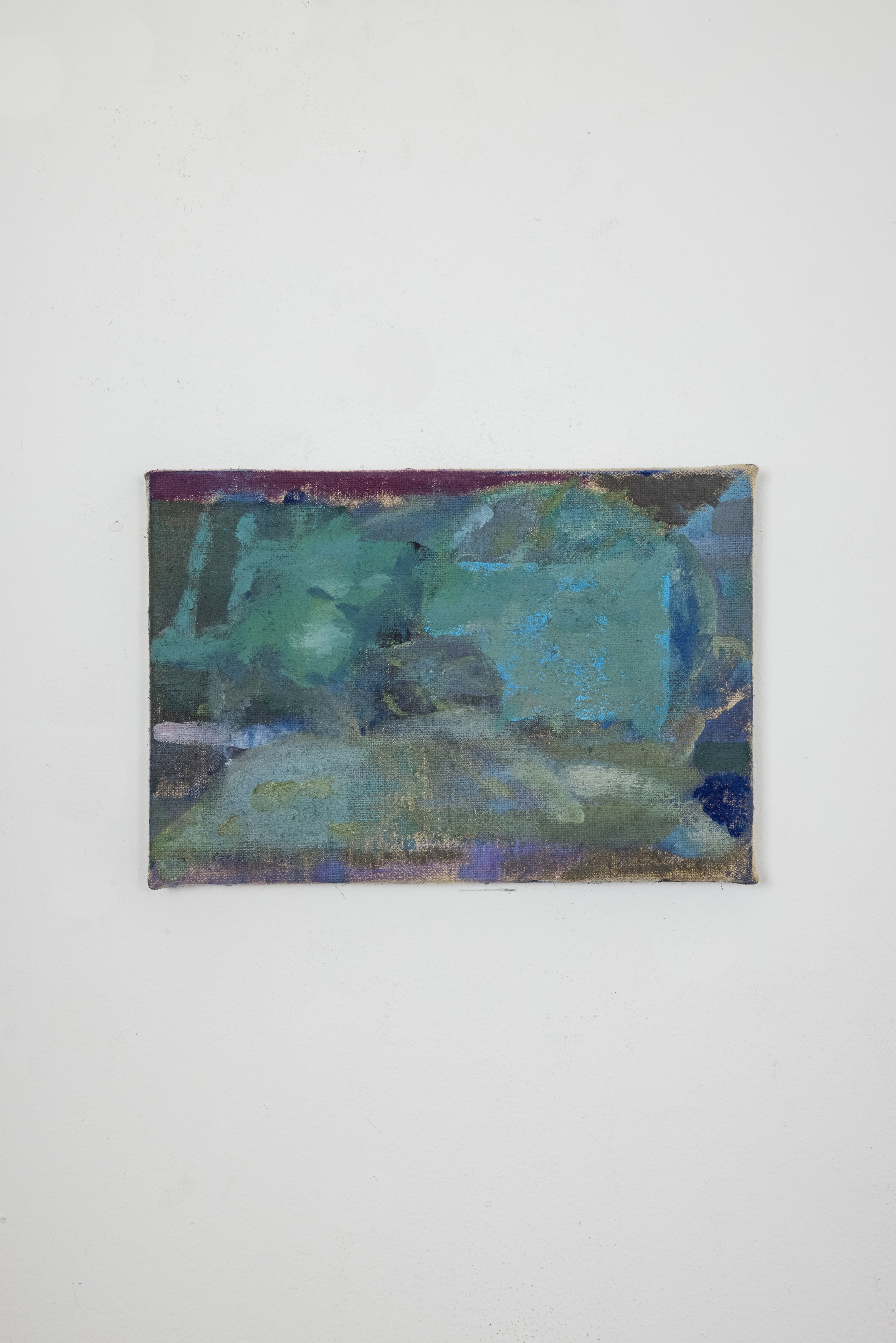 Dramamine, 2021, Oil on Linen, 5" x 9"