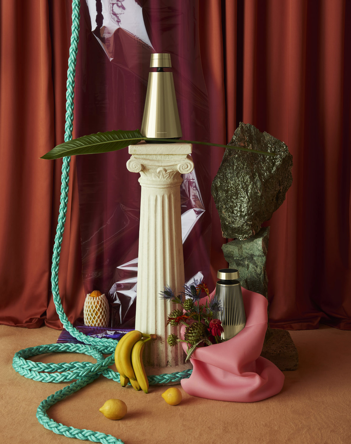 Shape and texture create a unique scene for Bang and Olufsen, shot by Still Life Photographer Martin Vallin