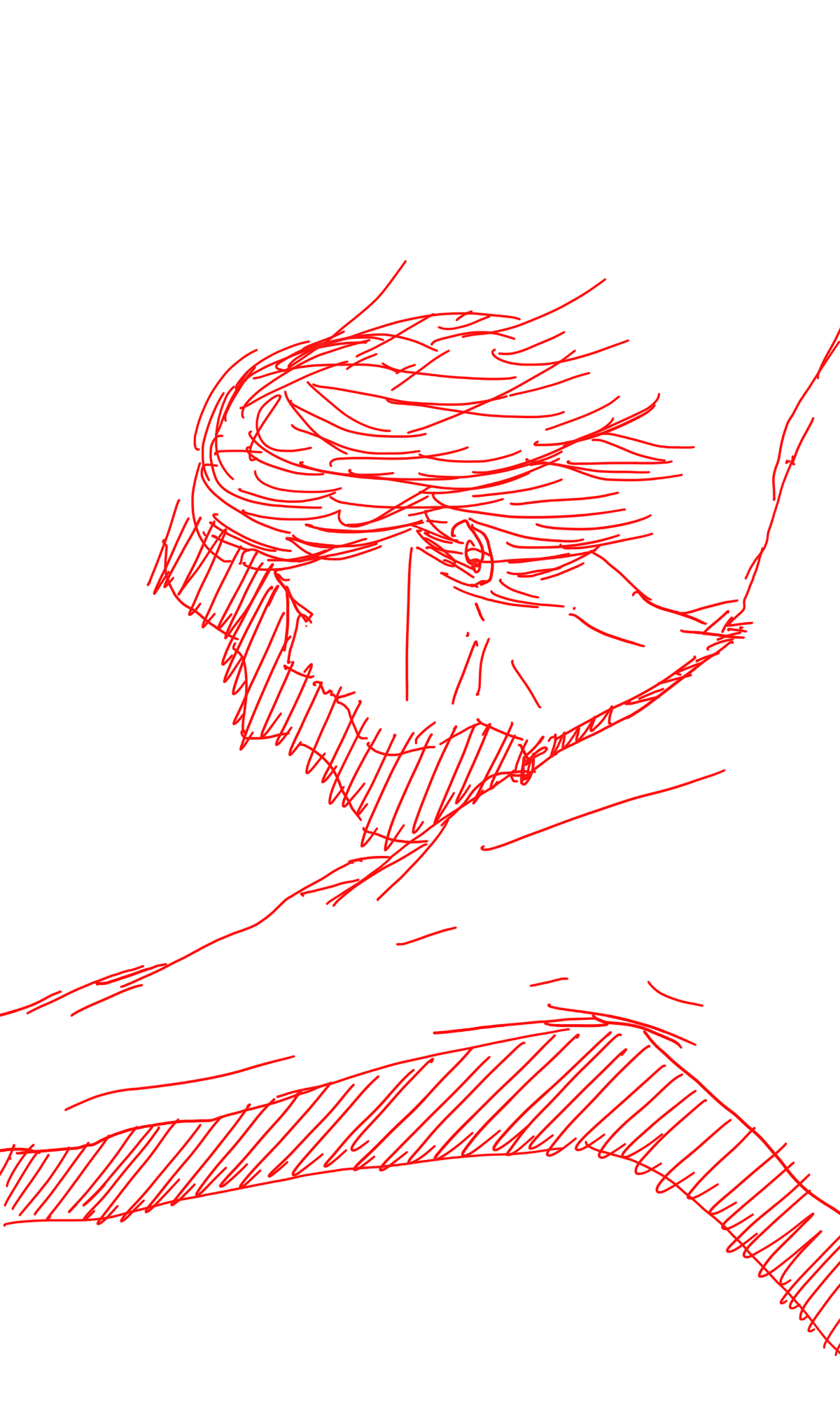 낙하/비행_Falling/flying3_digital drawing_2021