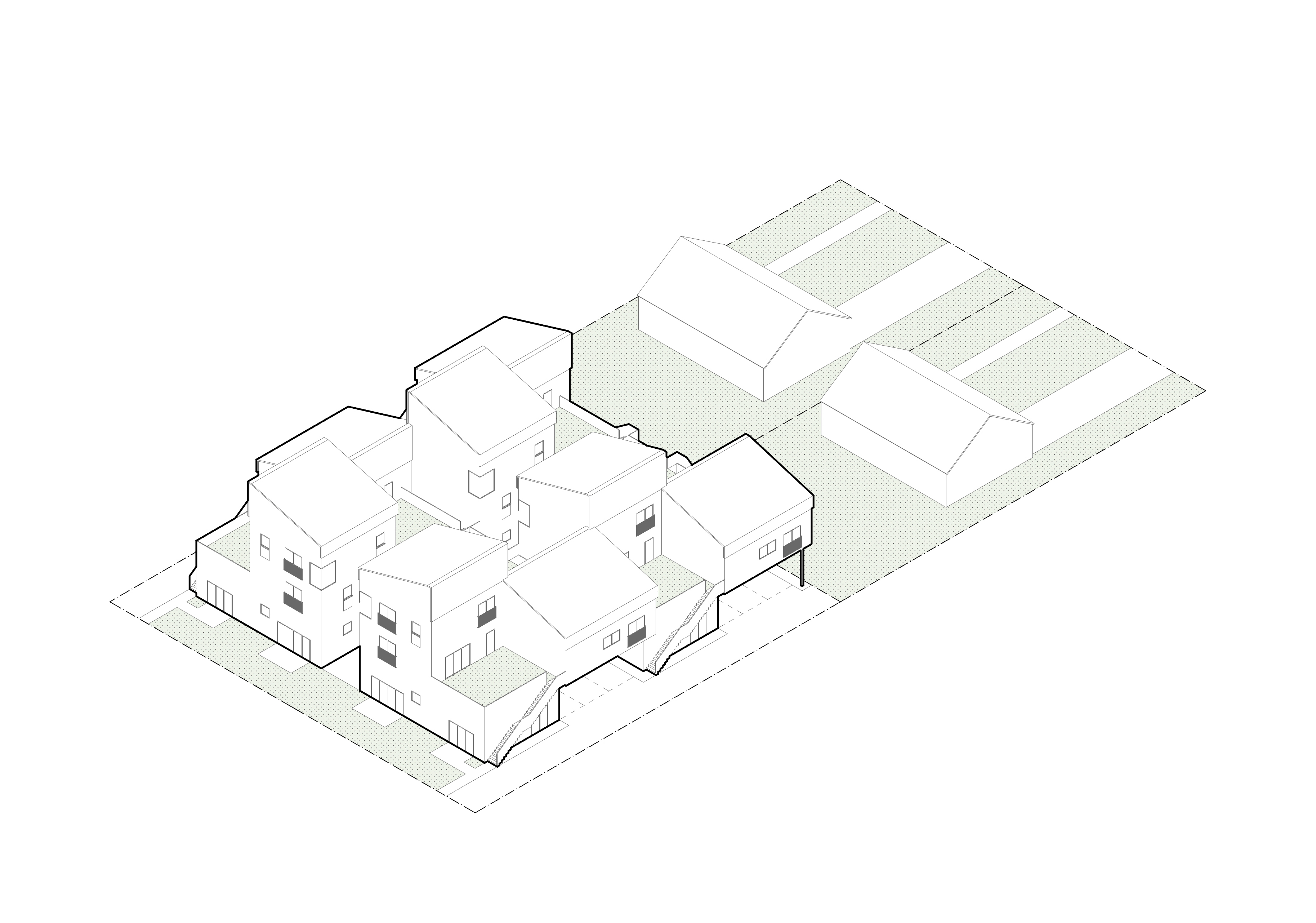 2-parcel typology: “Conceal” / FAR: 1.0